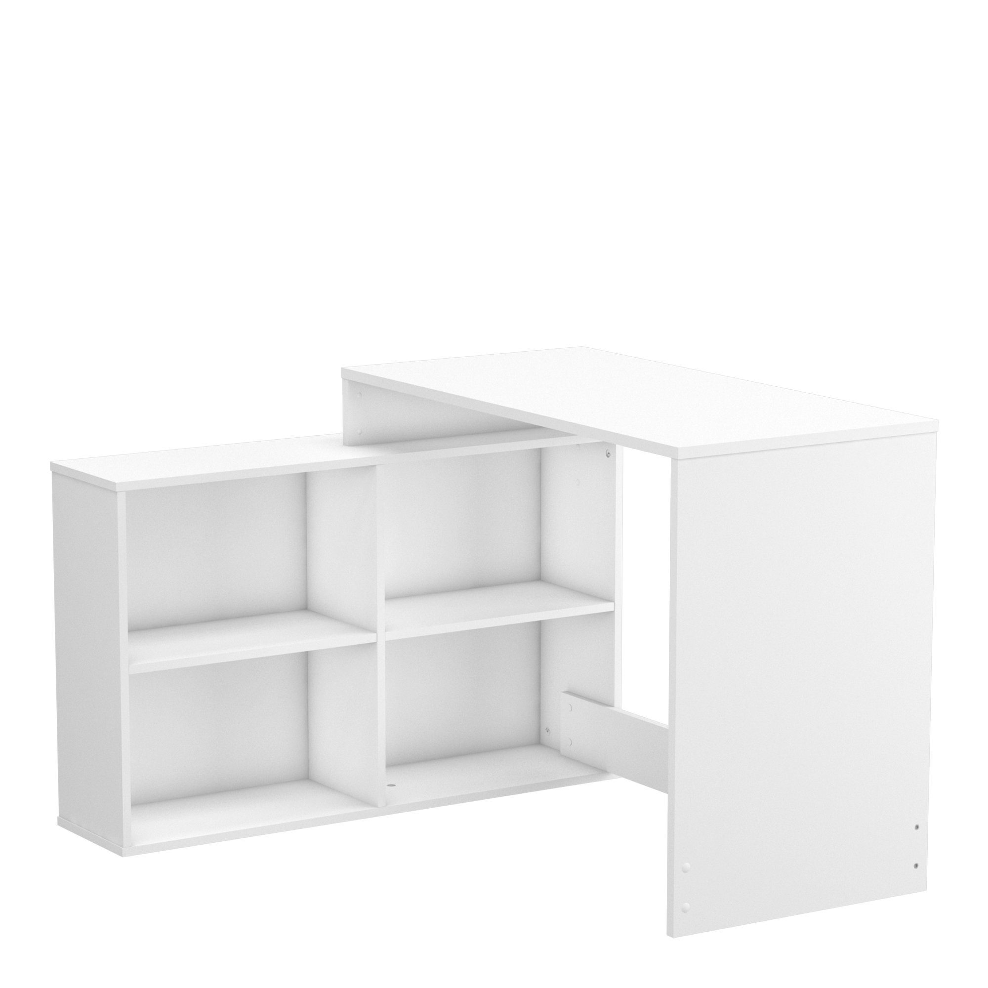 PREISBRECHER Eckschreibtisch Dewirovo, 111.9 x 76.7 x 100.7 cm (B/H/T)
