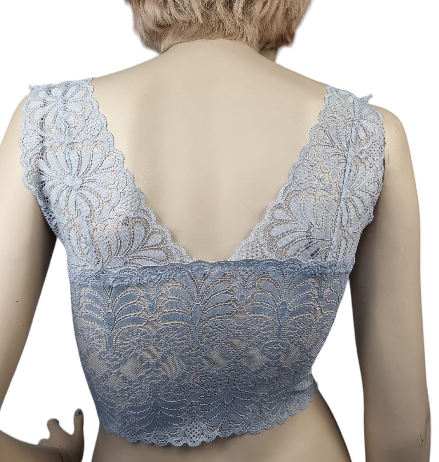 Pesail Teenie-BH Damen Bustier mit elastischer Spitze, super weich (1 - Pack, 1 Stück) weiche dehnbare Spitze