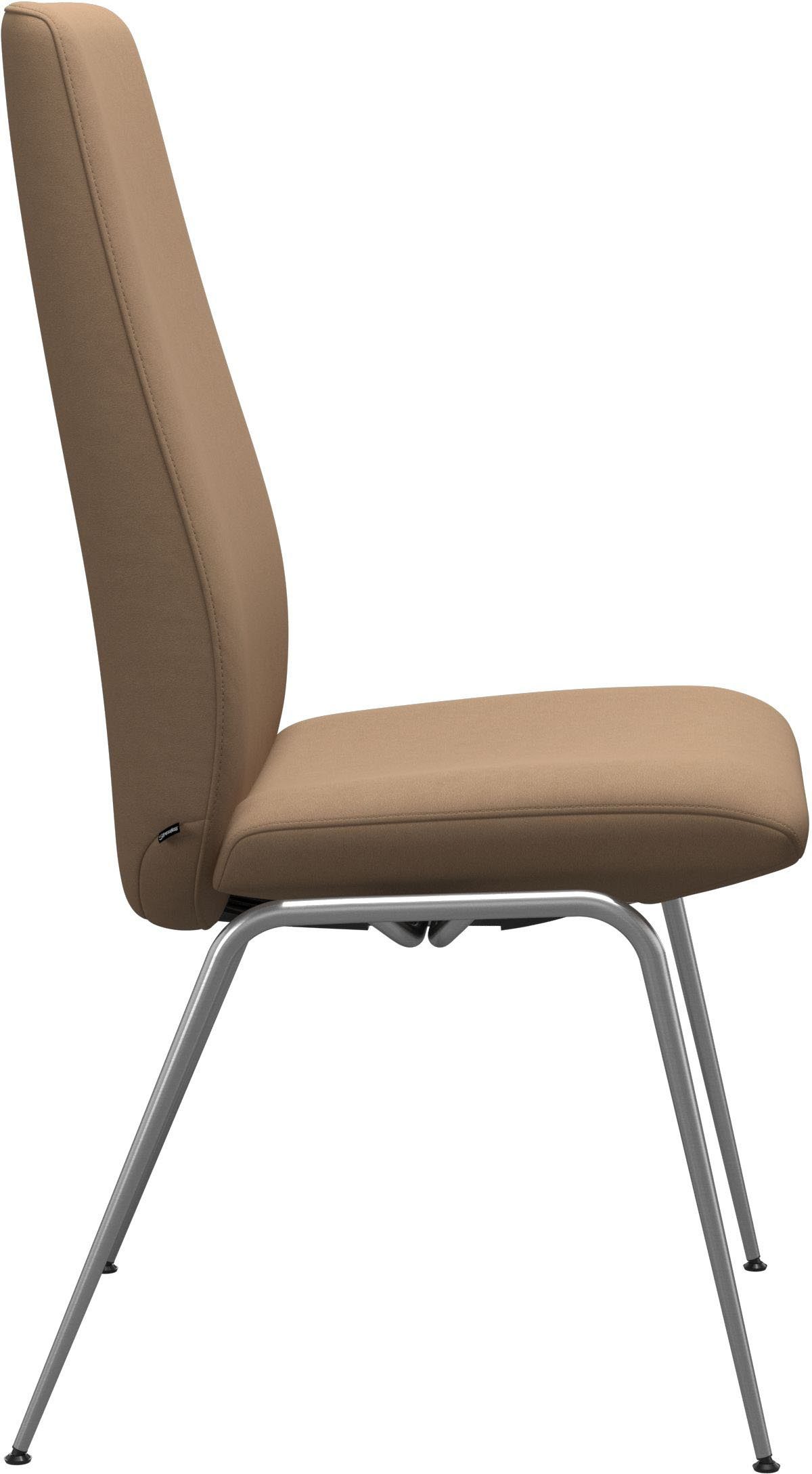 glänzend Stahl Chrom mit L, Laurel, Back, Größe in Polsterstuhl Stressless® aus High Beinen