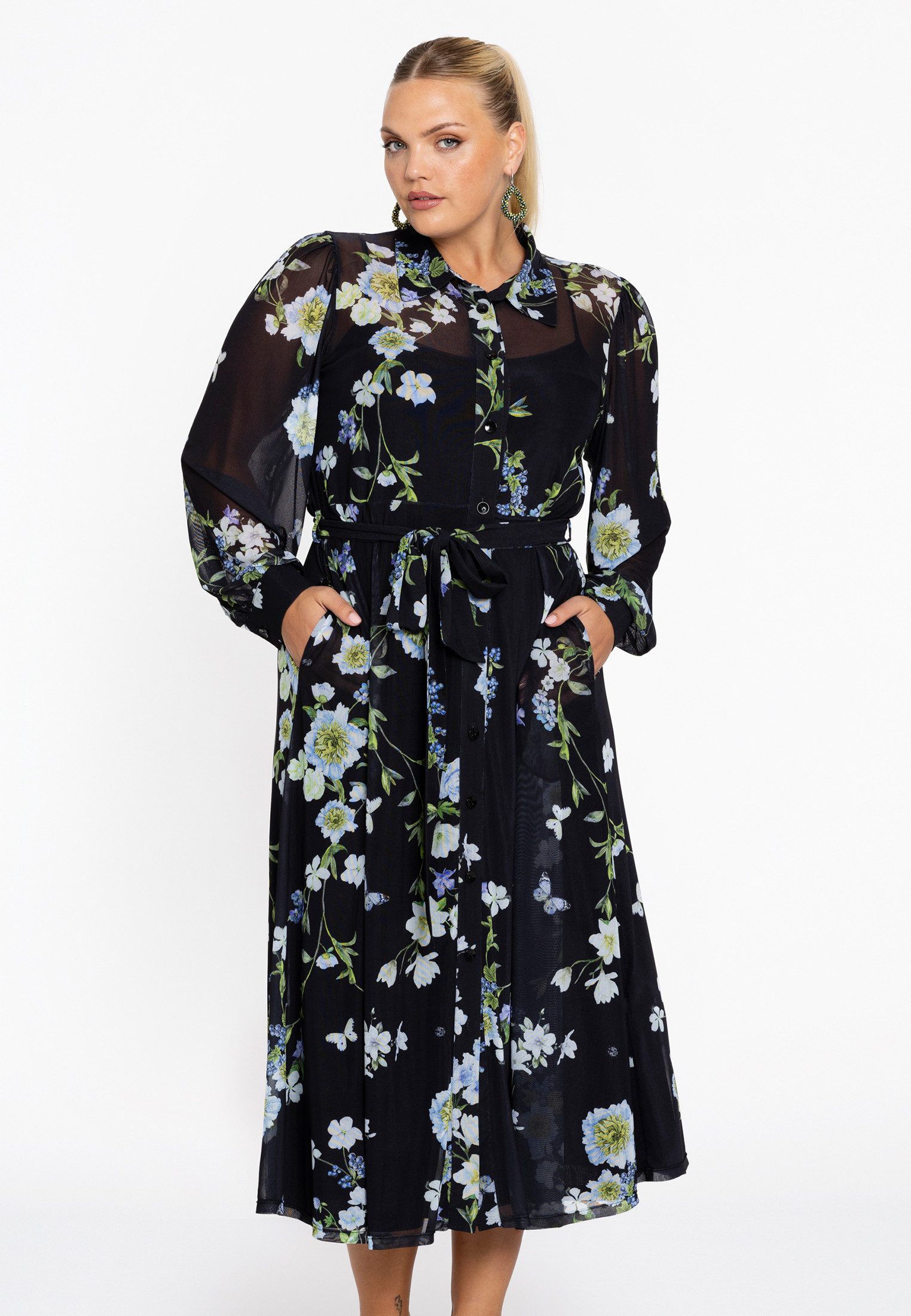A-Linien-Kleid Damen Kleid Große Größen