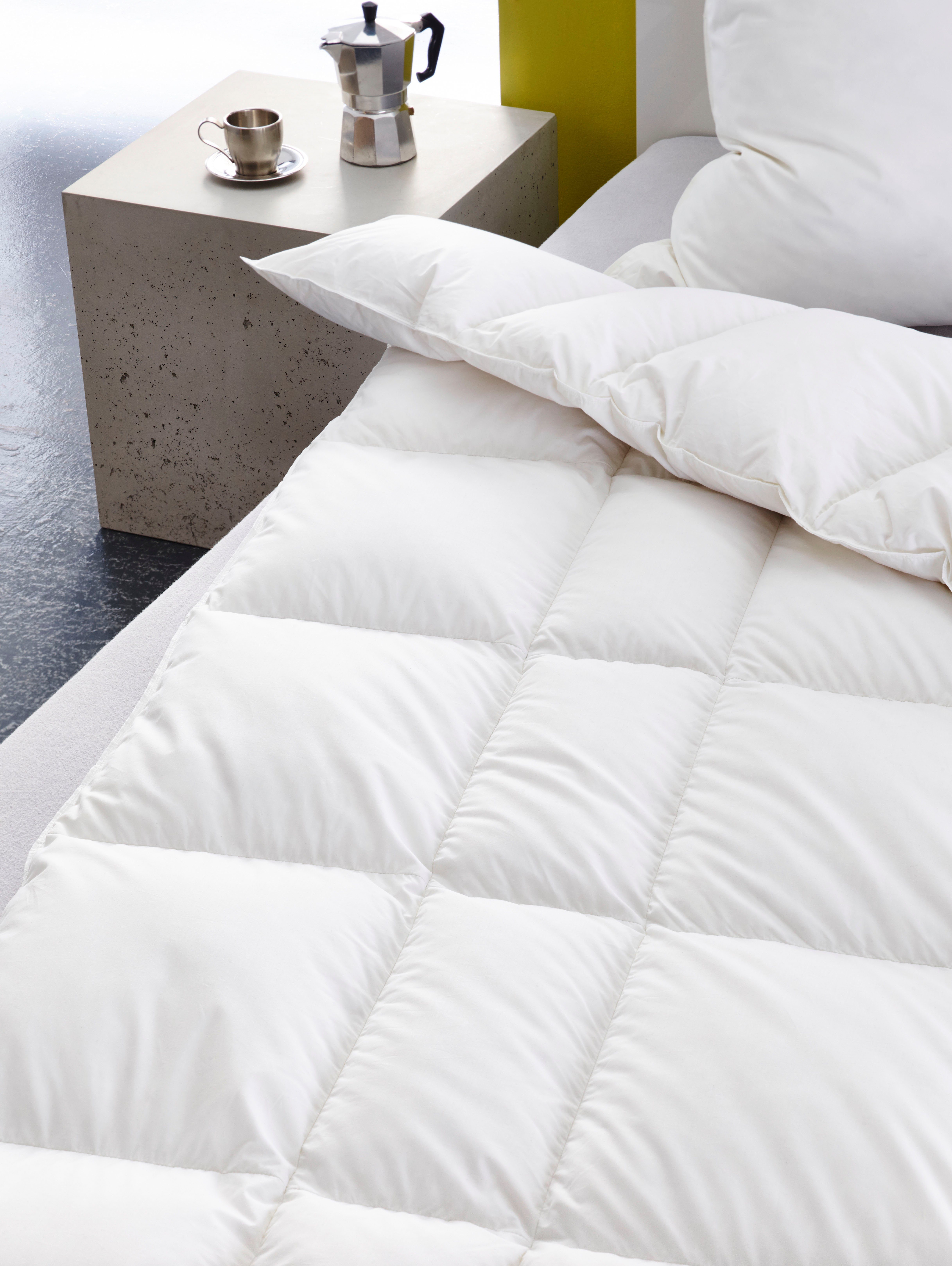 Haeussling Gänsedaunenbettdecke Select - Made in Green, Füllung: 100% Gänsedaunen, Bezug: 100% Baumwolle, hochwertiges Daunenprodukt
