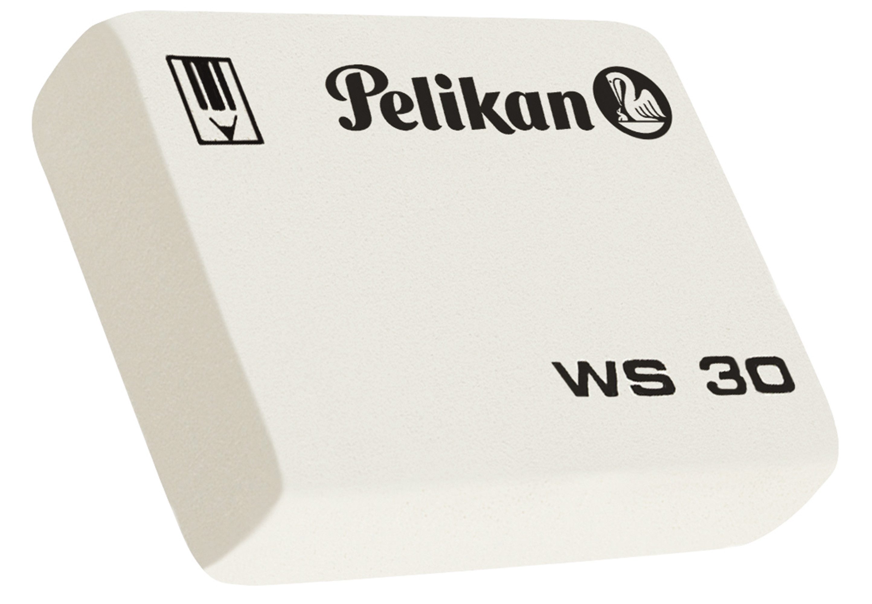 Pelikan Radiergummi Pelikan Radierer WS30 aus Kautschuk Blisterverpackung mit 3 Stück