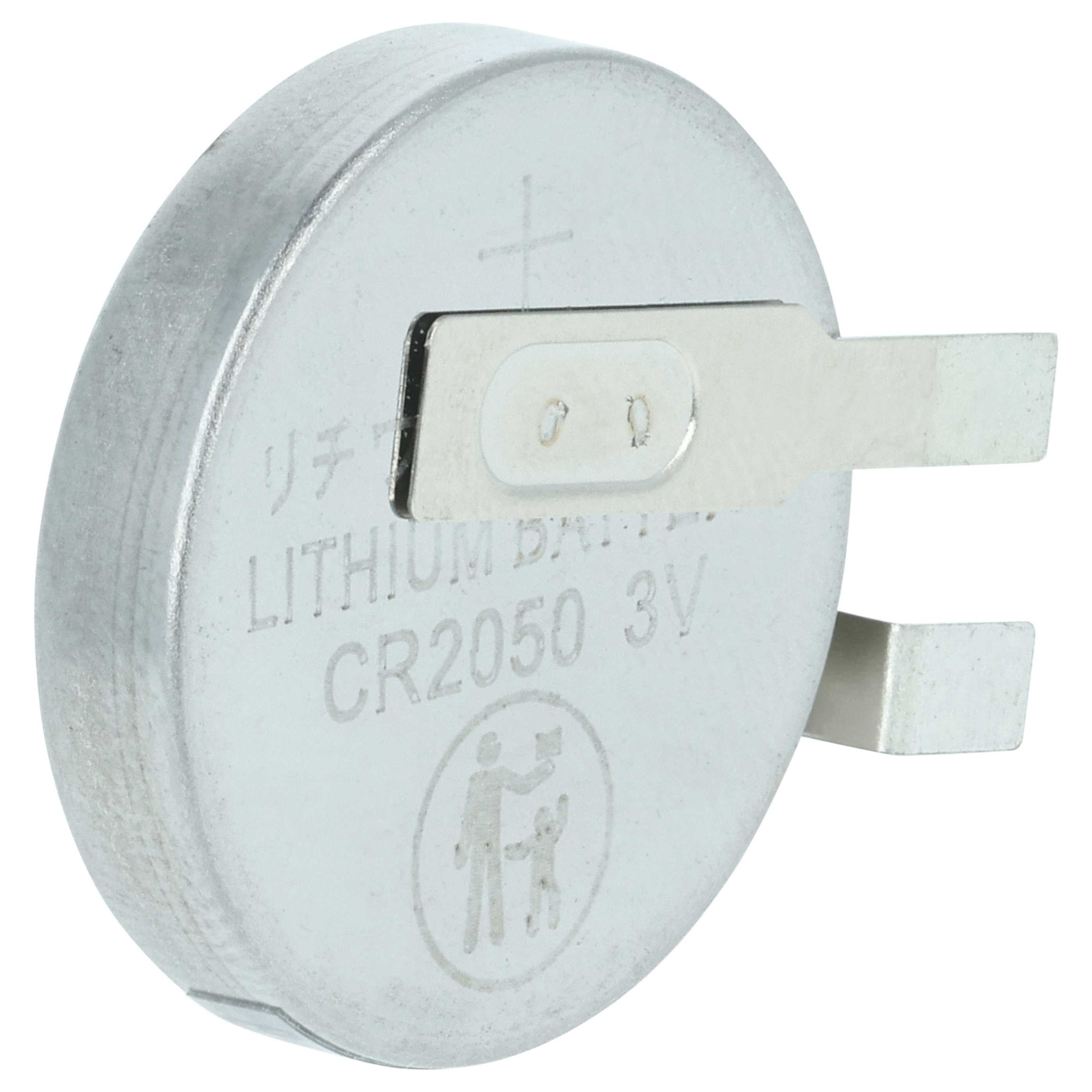 vhbw für Elektronikgeräte Laptop-Akku Akku Li-Ion 350 mAh (3 V, 1 St), Wiederaufladbarer Knopfzellen-Akku (1x Zelle) passend für diversen