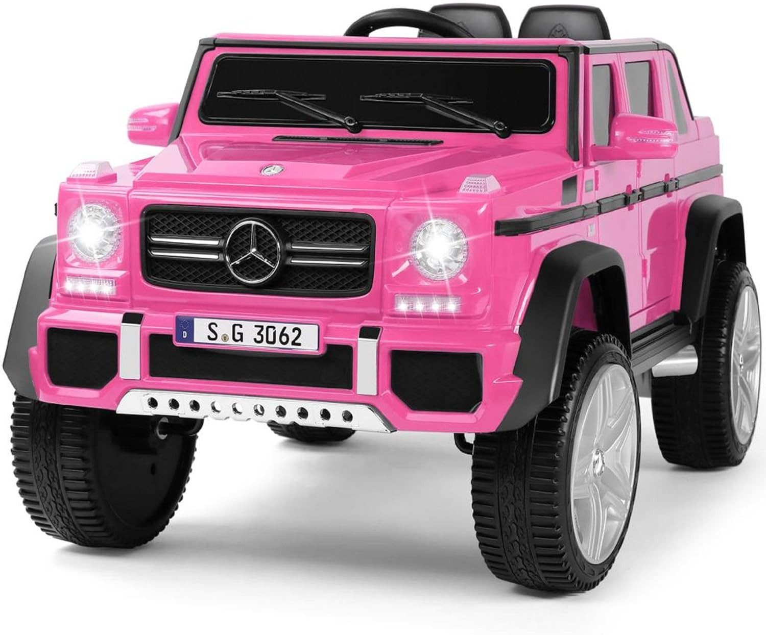 Elektro-Kinderauto Kinder Elektroauto Mercedes Maybach G650S“ – Lizenziert –2 Motoren -, Belastbarkeit 30 kg