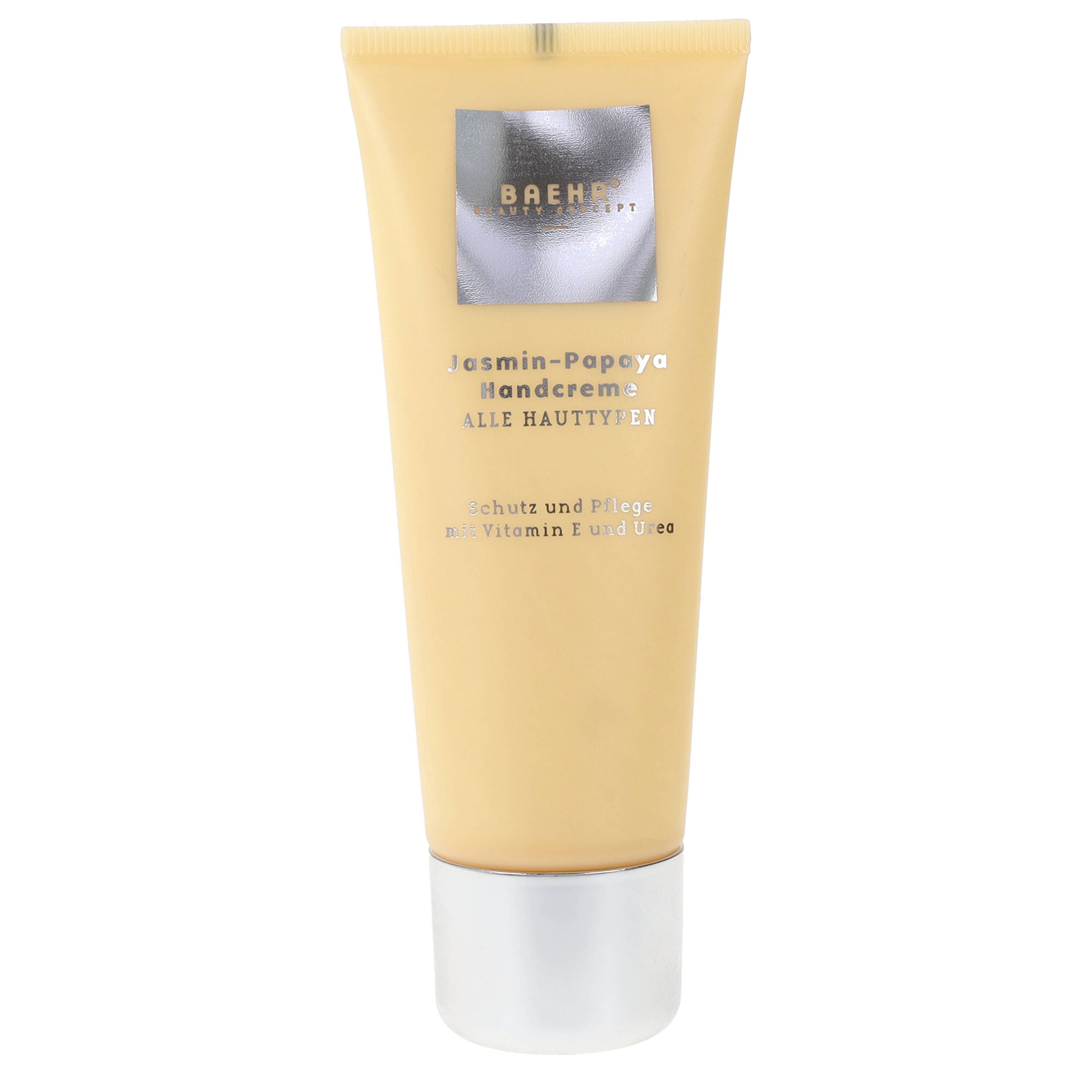 BAEHR BEAUTY CONCEPT Handcreme Baehr Beauty Concept Jasmin-Papaya Handcreme 75ml exotisch-fruchtiger Duft, 1-tlg., Vitamin E, Urea und Bisabolol pflegen intensiv