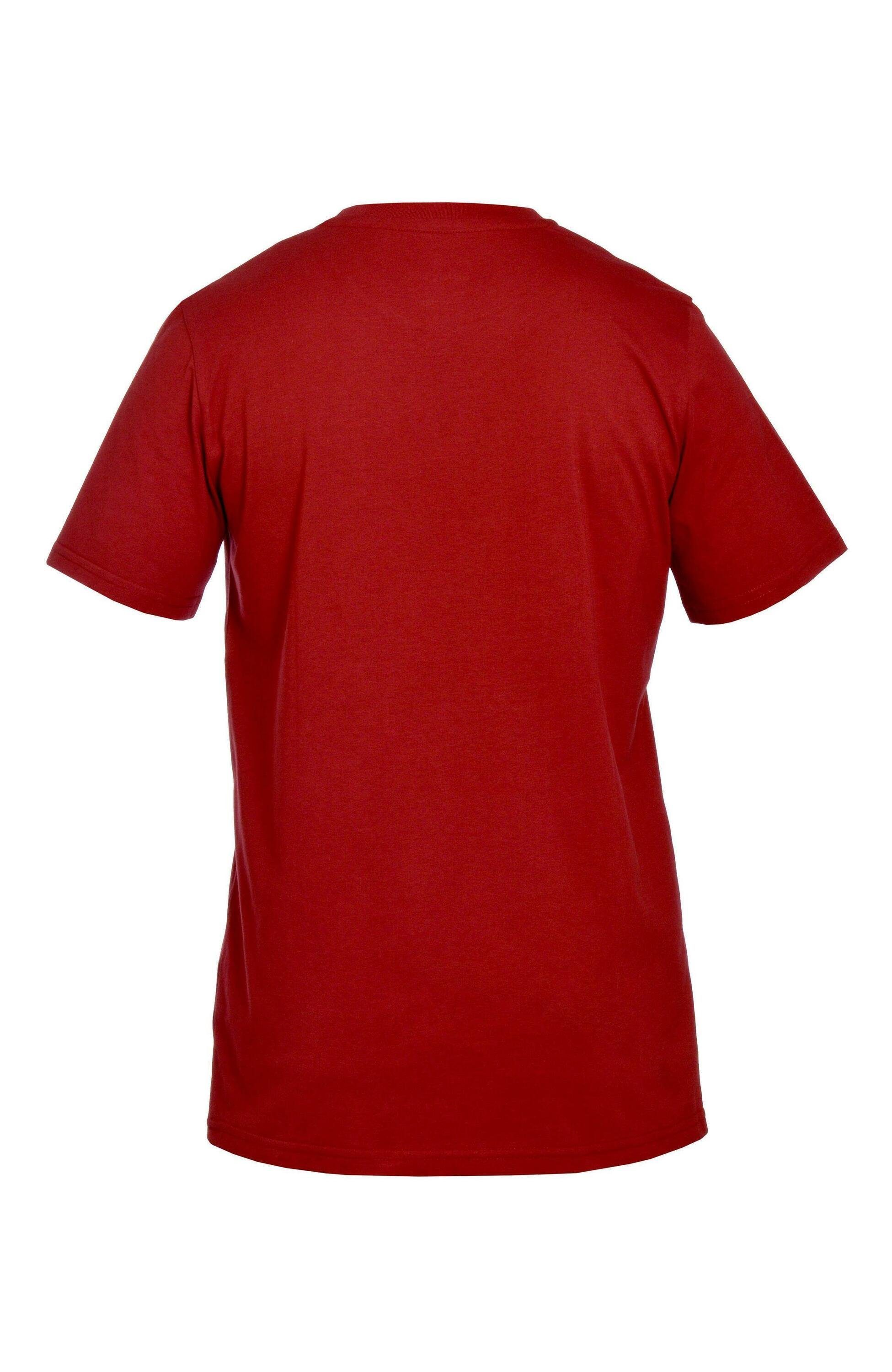 T-Shirt Red Für Herren, Gipfelglück aus Wine Bio-Baumwolle Karl