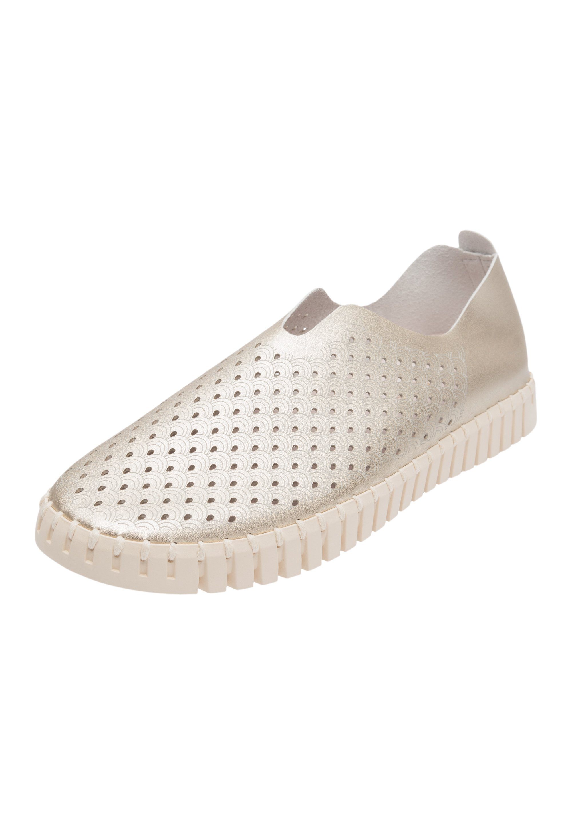 Ilse Jacobsen TULIP3576 Slipper Plateausohle, atmungsaktive Mikrofaser, hoher Tragekomfort