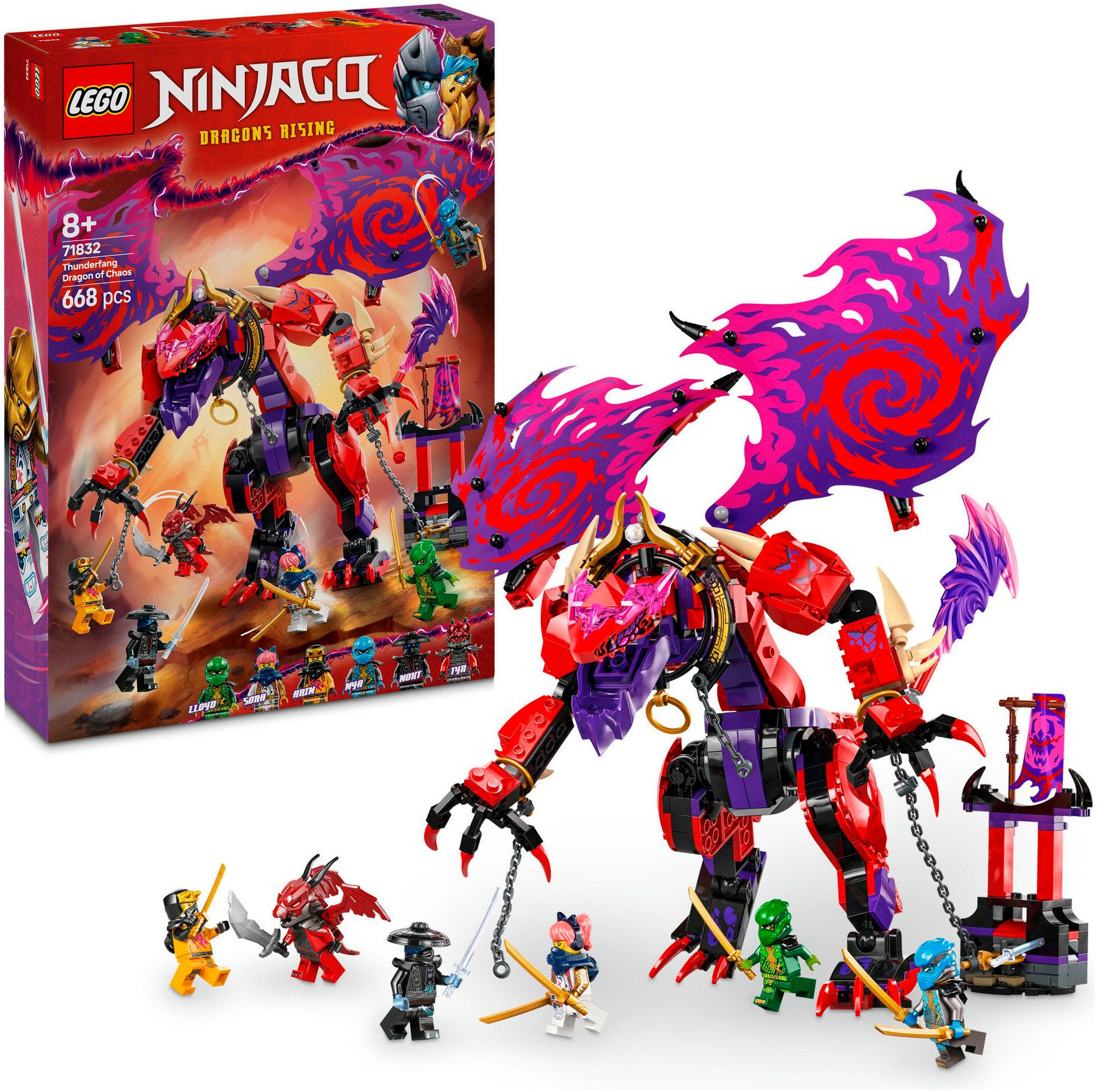 LEGO® Chaosdrache Donnerzahn (71832), LEGO® Ninjago Konstruktionsspielstein günstig online kaufen