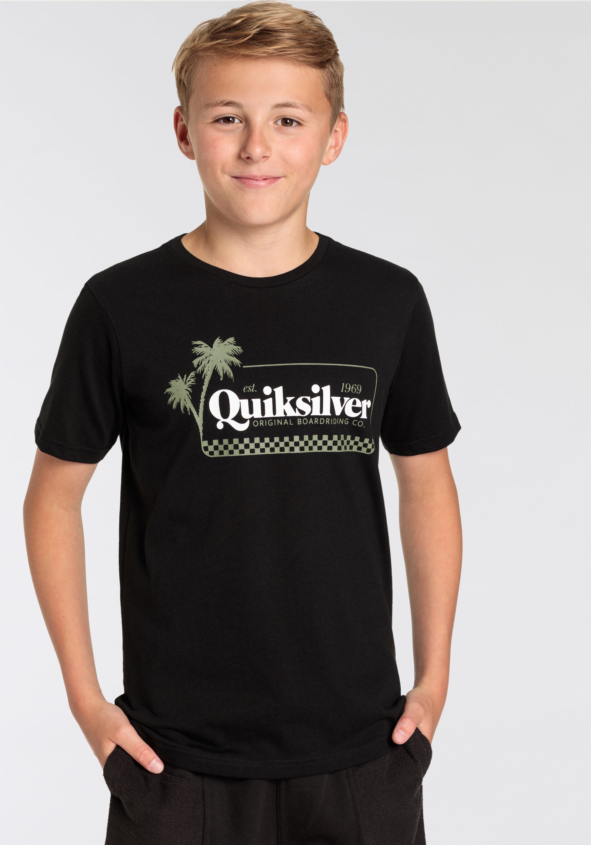 Quiksilver T-Shirt JUST FRAMED ROCKELIA SHORT SLEEVE PK YTH (2-tlg) für Kinder, Kurzarm-Design, 2er-Pack, aus Baumwolle – Bild 2 von 5