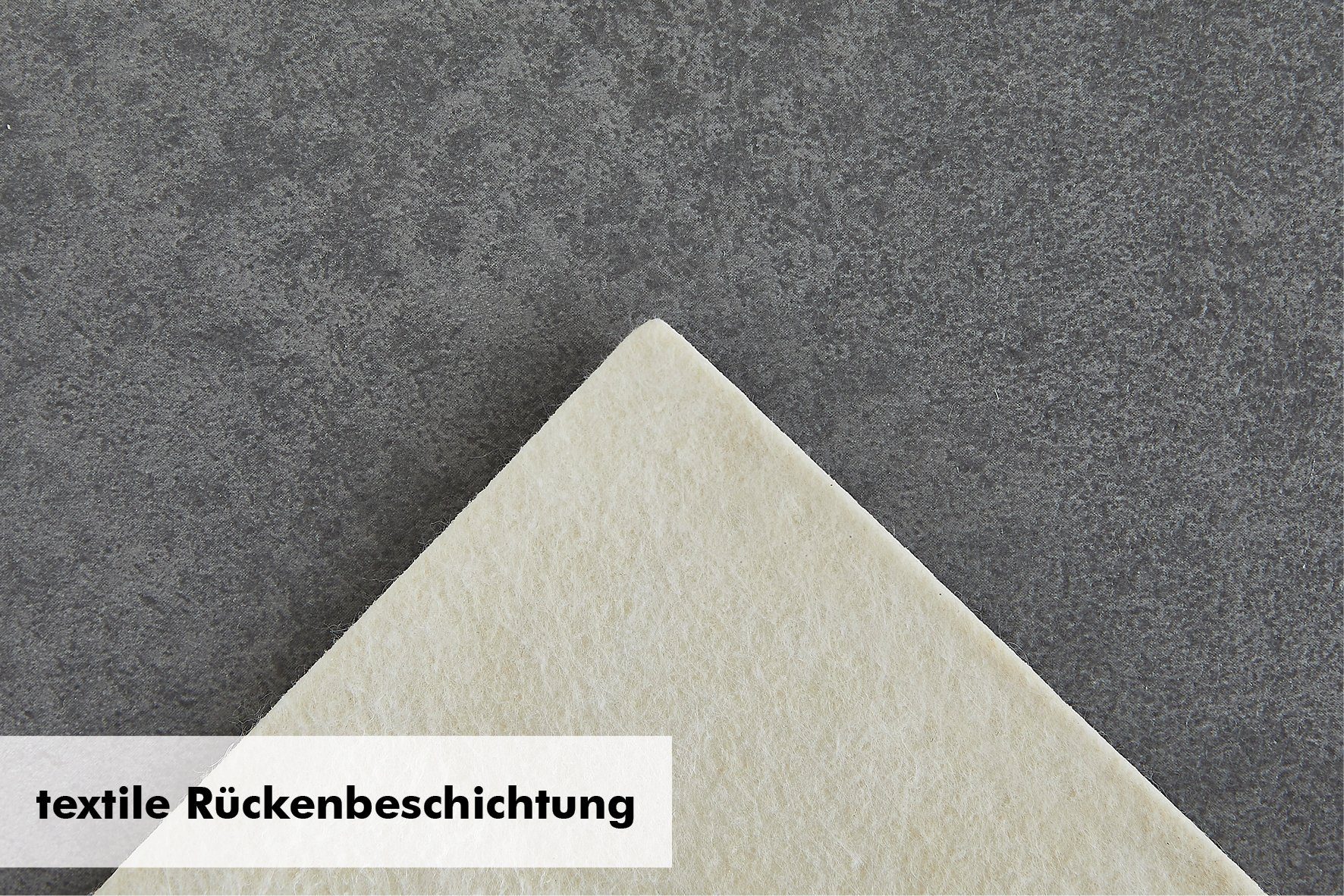 Andiamo Vinylboden Betonoptik Grau und pflegeleicht, geeignet Fußbodenheizung Grau robust, Anthrazit, Allover