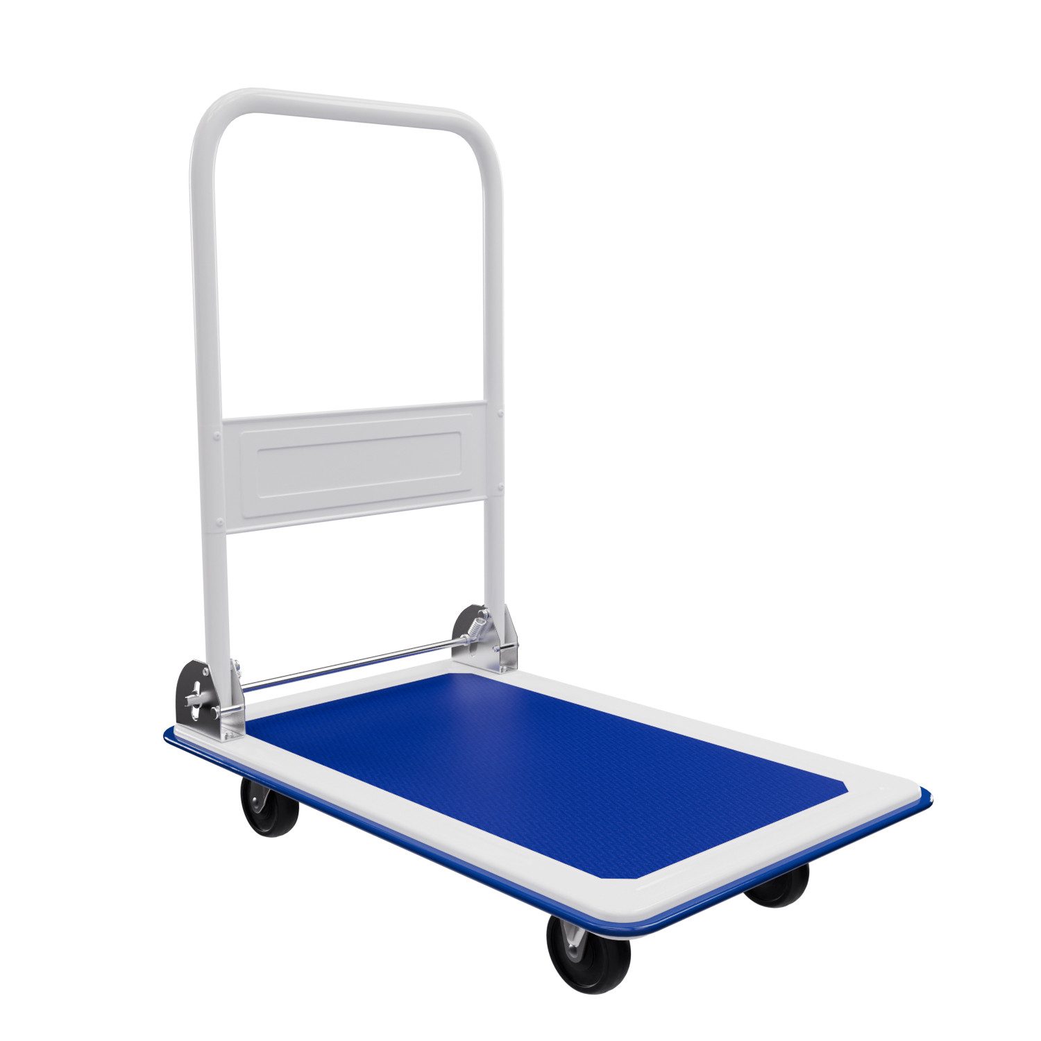 TroniTechnik Transportroller Transportwagen Plattformwagen klappbar, 150 kg Tragkraft mit Antirutschbeschichtung, Ladefläche 72x48 cm