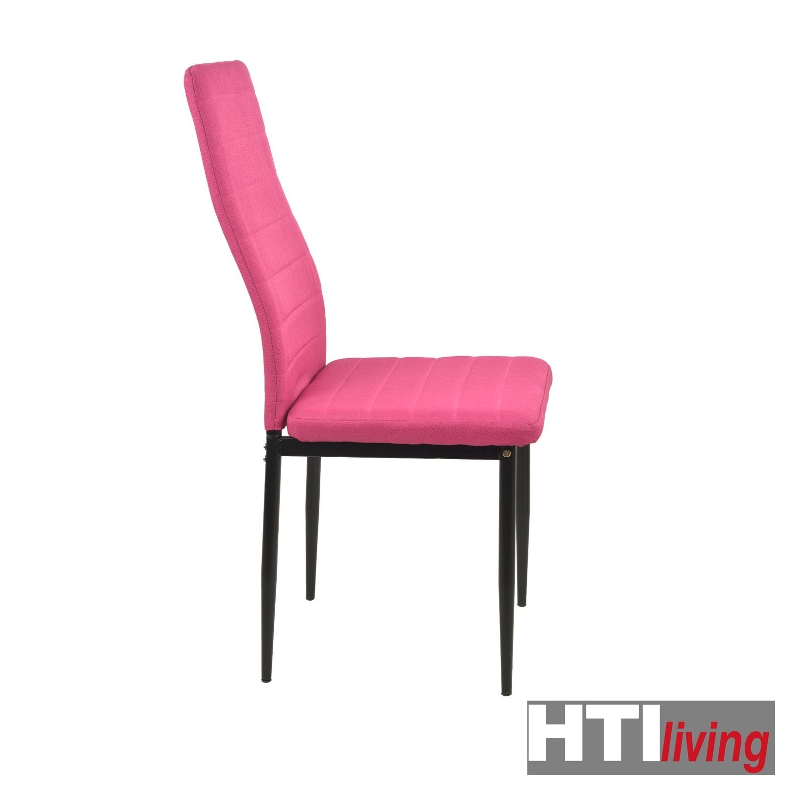 HTI-Living Esszimmerstuhl Esszimmerstuhl Pink 2er-Set 2 Stuhl Webstoff Memphis St), (Set