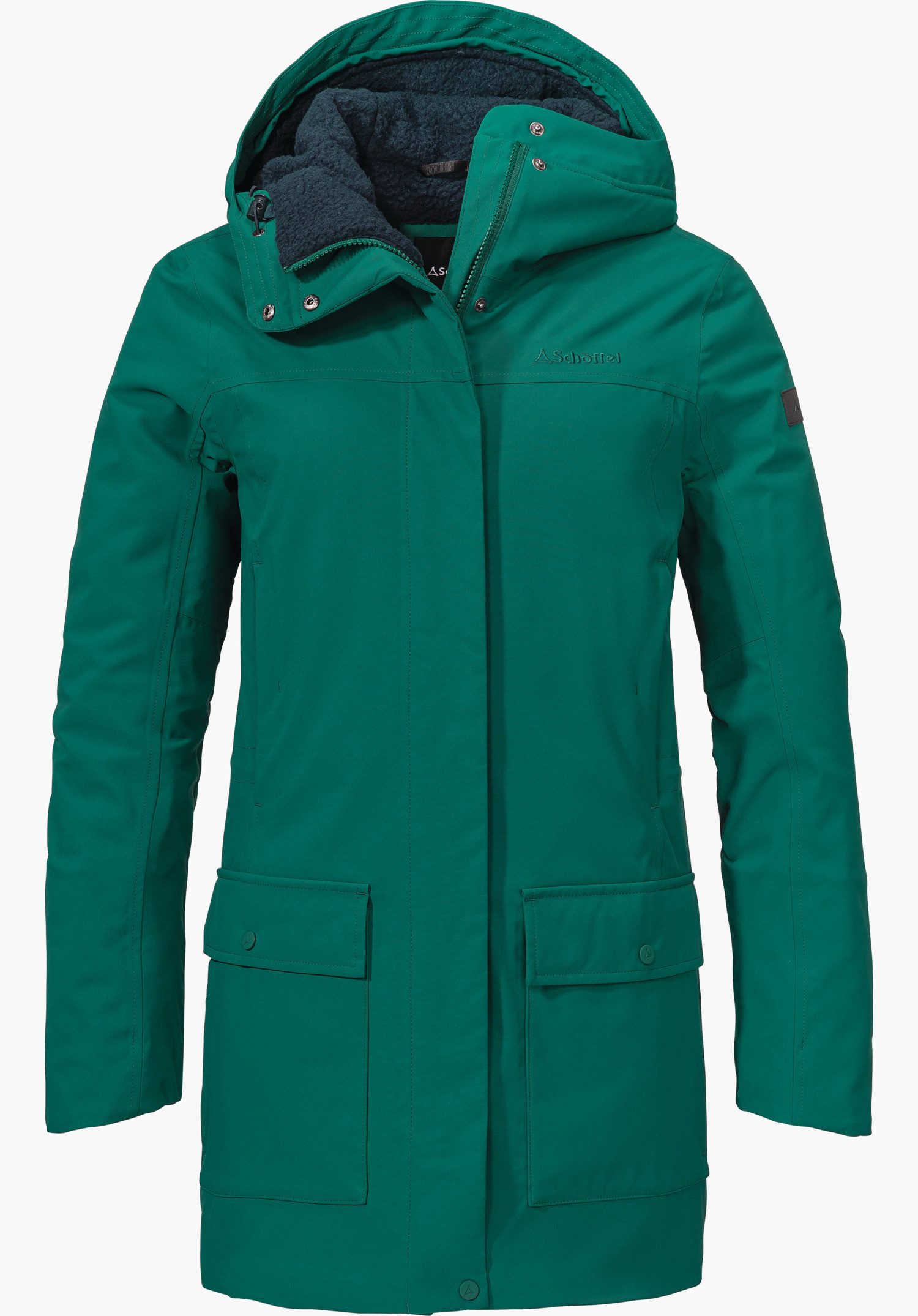 Schöffel Winterjacke Rotterdam L Parka CS Kopfhörerausgang