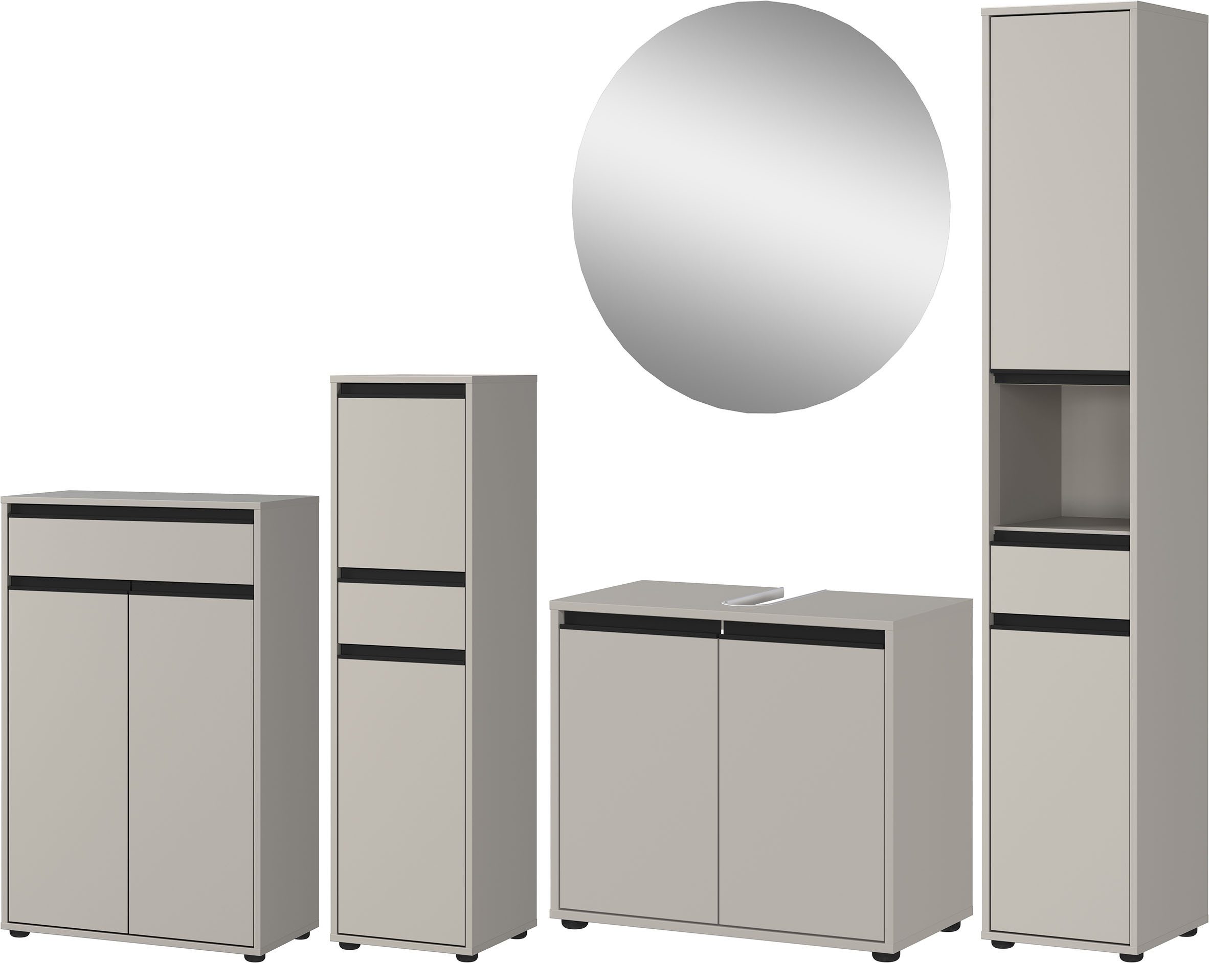 GERMANIA Badmöbel-Set Lemont, (5-St), 5-teilig