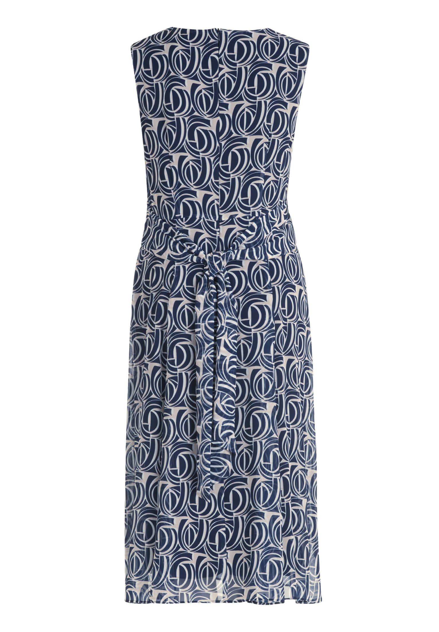 Betty&Co Chiffonkleid Damen ohne Arm Druck