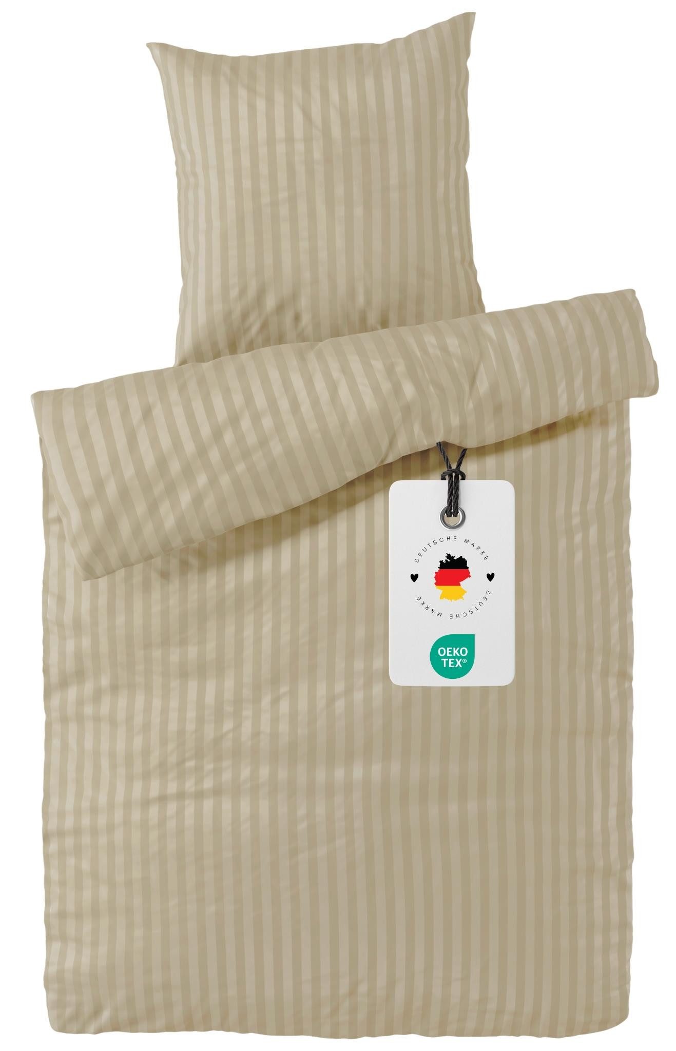 Carpe Sonno Bettwäsche Damast 135x200 155x220 Hochwertige Hotel Baumwoll Be günstig online kaufen