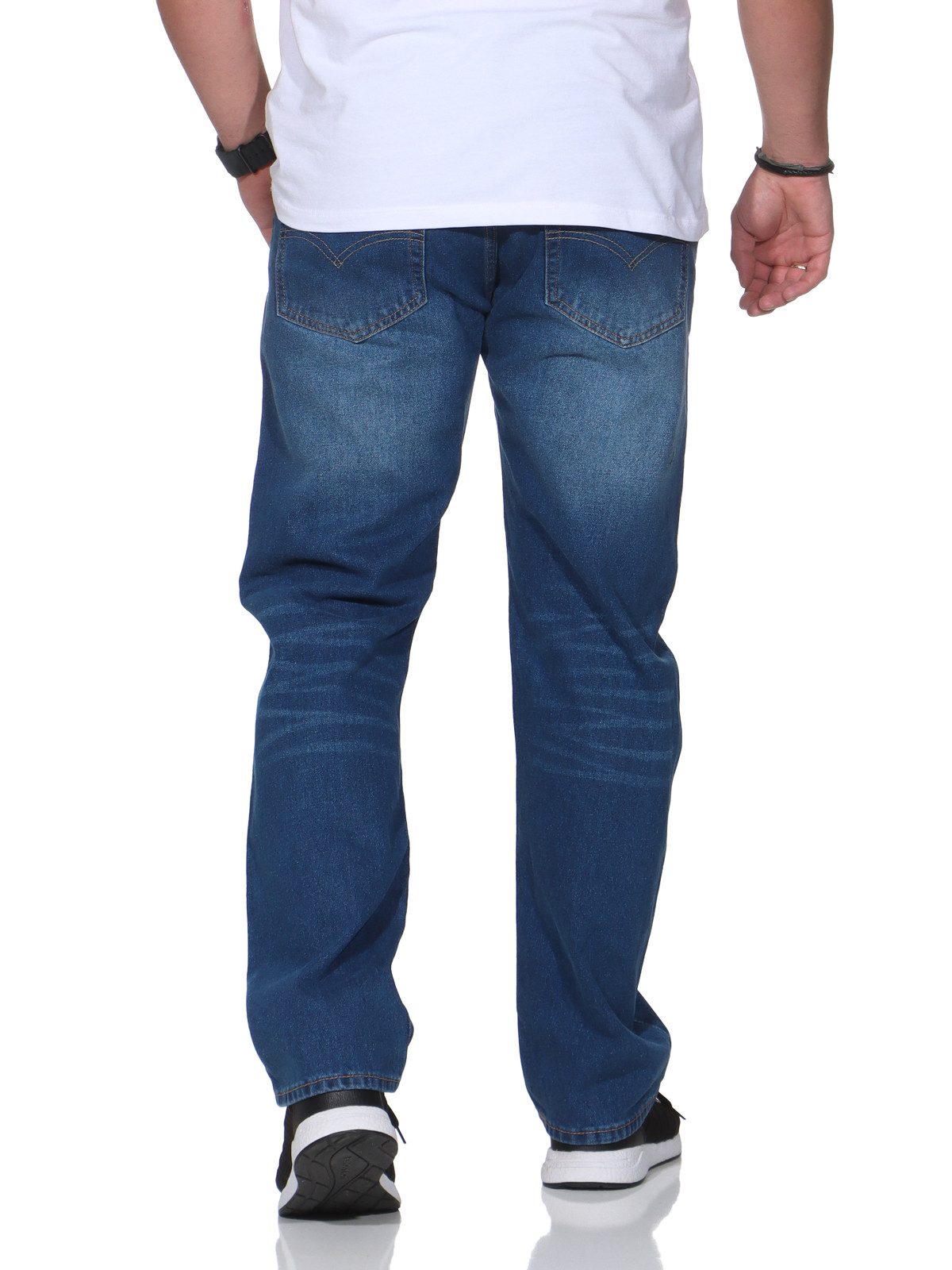 Levi's® Straight-Jeans Herren Jeans 501® LEVI'S ORIGINAL gerader Passform, robuster Denim – Bild 4 von 5
