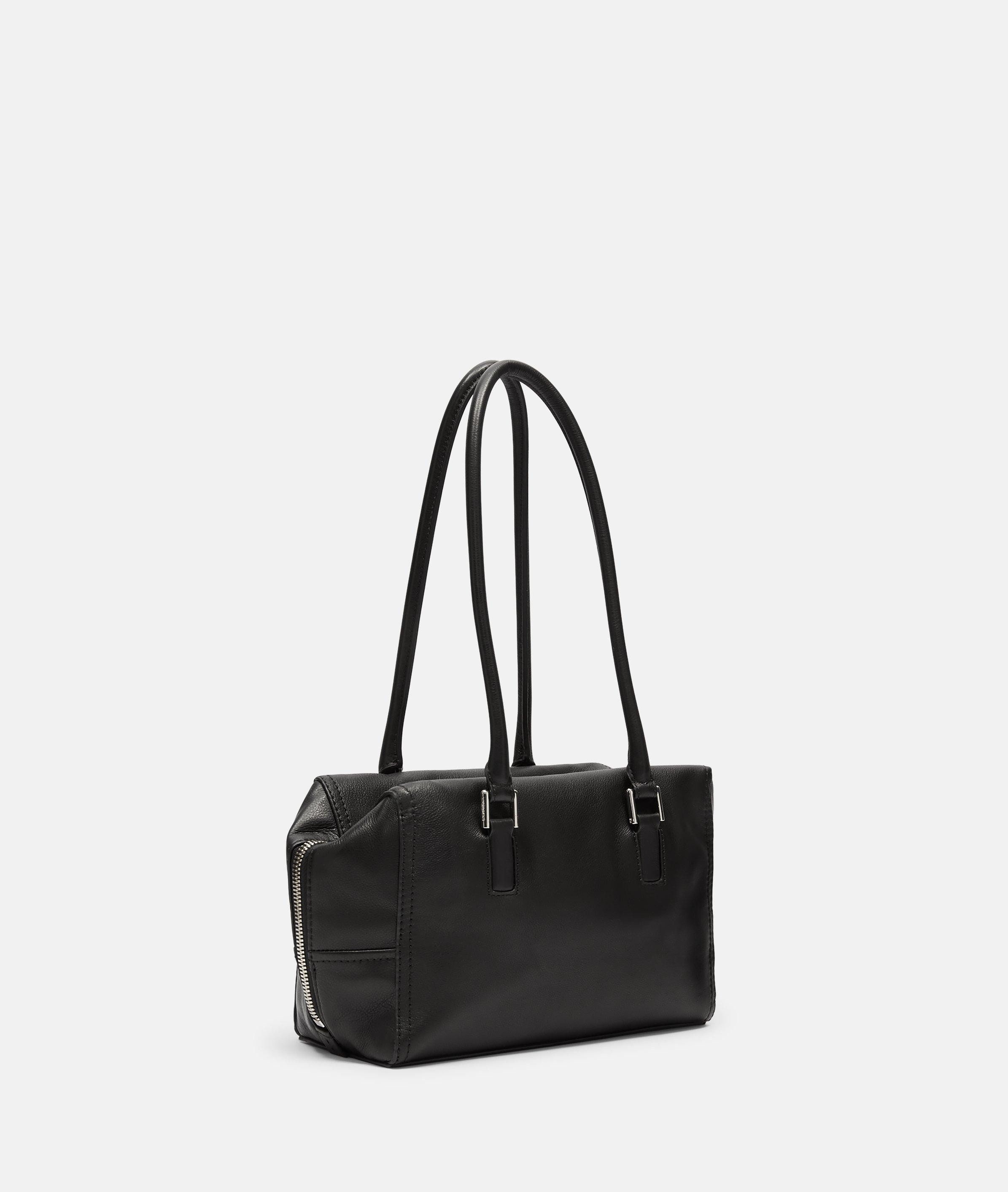 Liebeskind Berlin Schultertasche Archive Kayla Satchel S, Handliche Schultertasche aus Leder