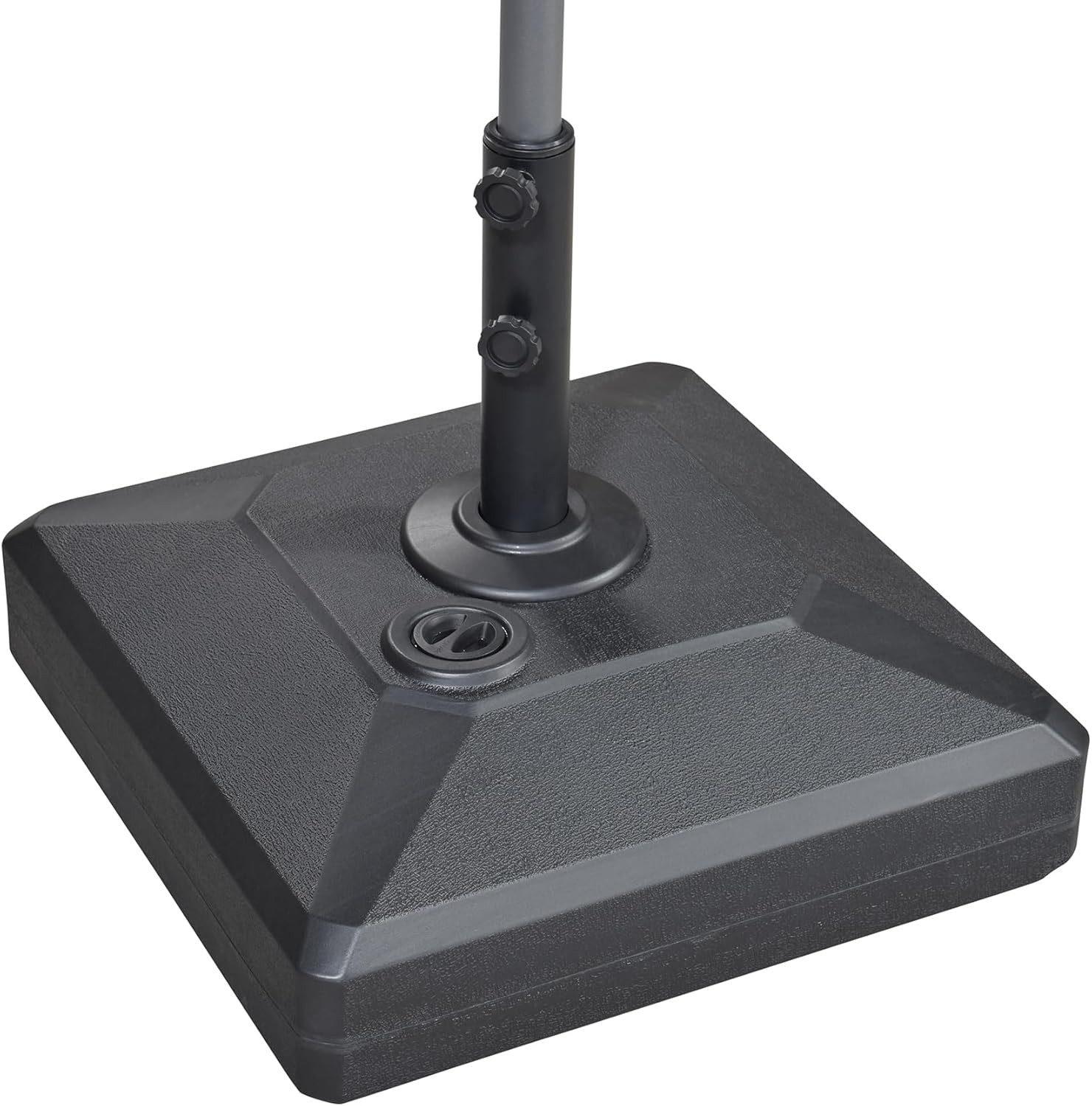 PURPLE LEAF Schirmhalter Ständer für Garten-, Esstisch- und Balkonsonnenschirm