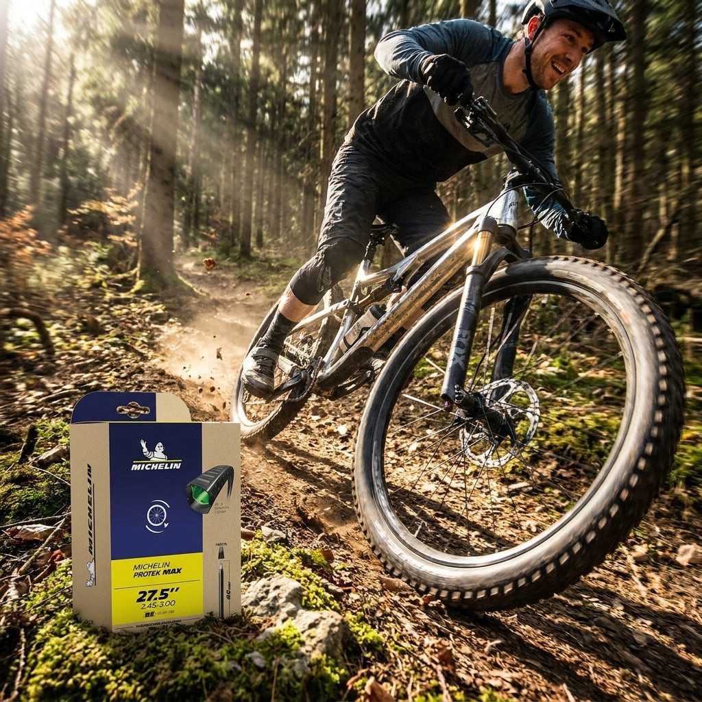 Michelin Fahrradschlauch Michelin Schlauch B6 Protek Max 27.5x2.45-3.0 62/77-584 SV 48 mm