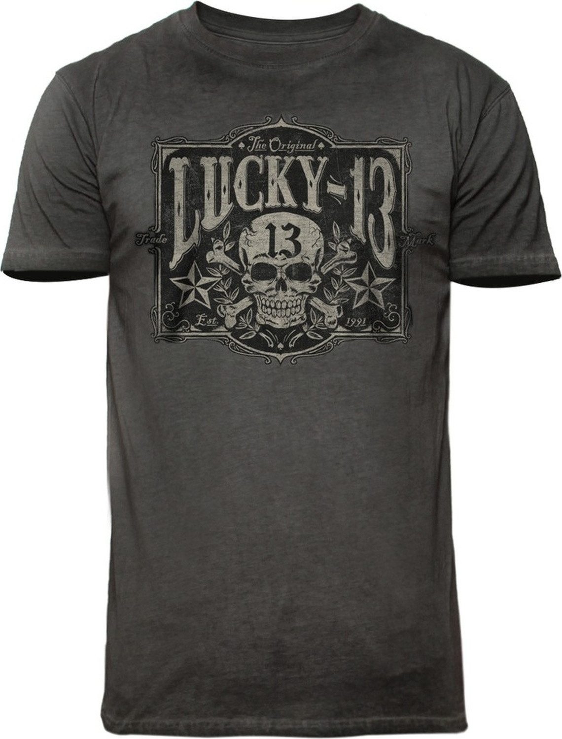 Lucky 13 T-Shirt L13 Tombstone Tee