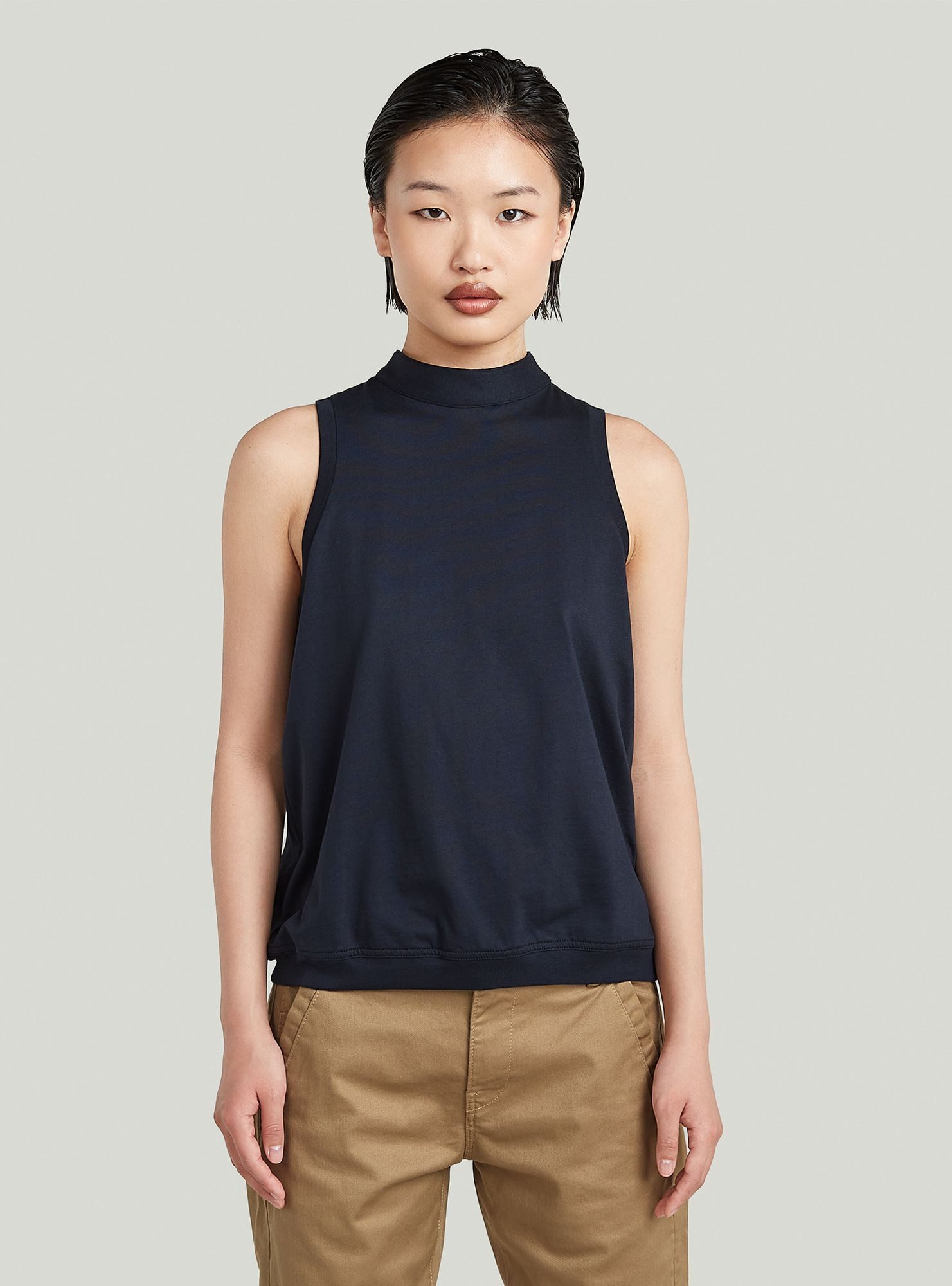 G-STAR T-Shirt Open Back Knit Tanktop