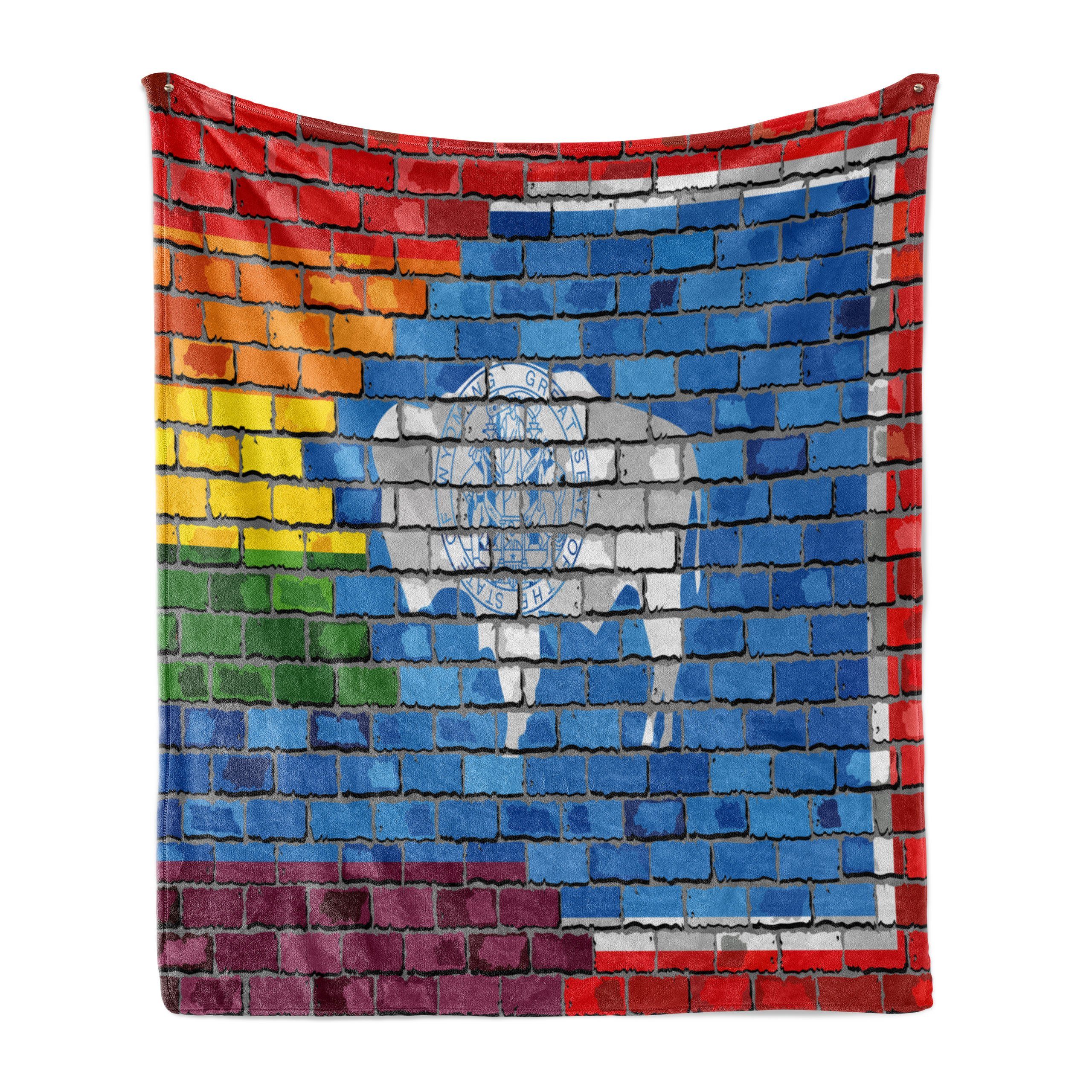Außenbereich, Flagge Homosexuell Plüsch Wohndecke und Staat Gleichheit den Wyoming für Gemütlicher und Abakuhaus, Innen-