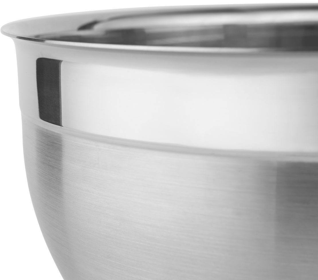 RÖSLE Schüssel, Edelstahl, (Set, 3-tlg), in Profiqualität für universellen Einsatz, spülmaschinengeeignet