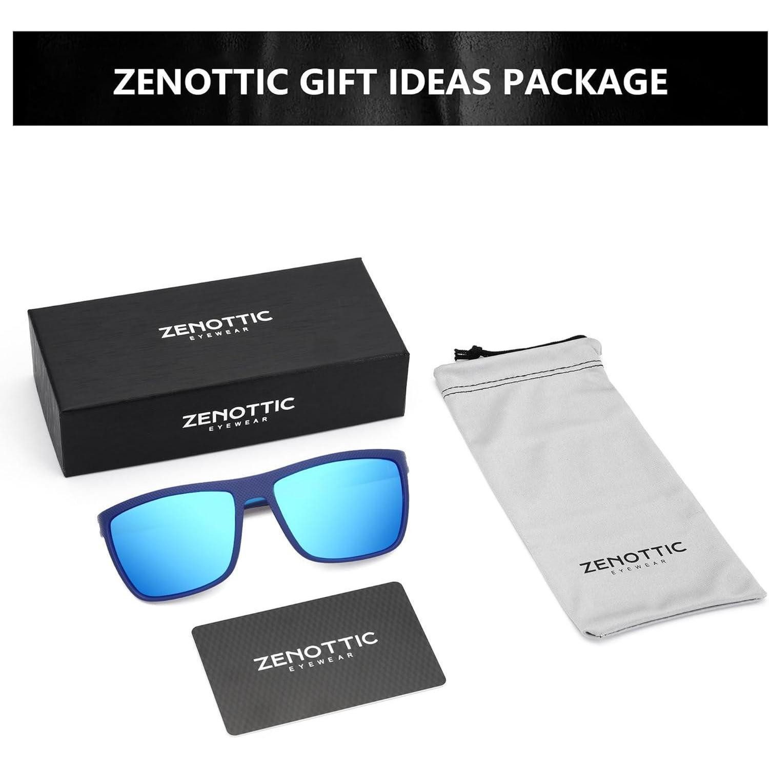 LuxusKollektion Sonnenbrille Sonnenbrille Herren C20 Glauer Rahmen Blau Polarisierte Linse