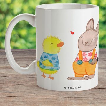 Mr. & Mrs. Panda Kinderbecher Ostern Freundschaft - Weiß - Geschenk, Kindertasse, Kinder Tasse, Ost, Kunststoff, Bruchfest