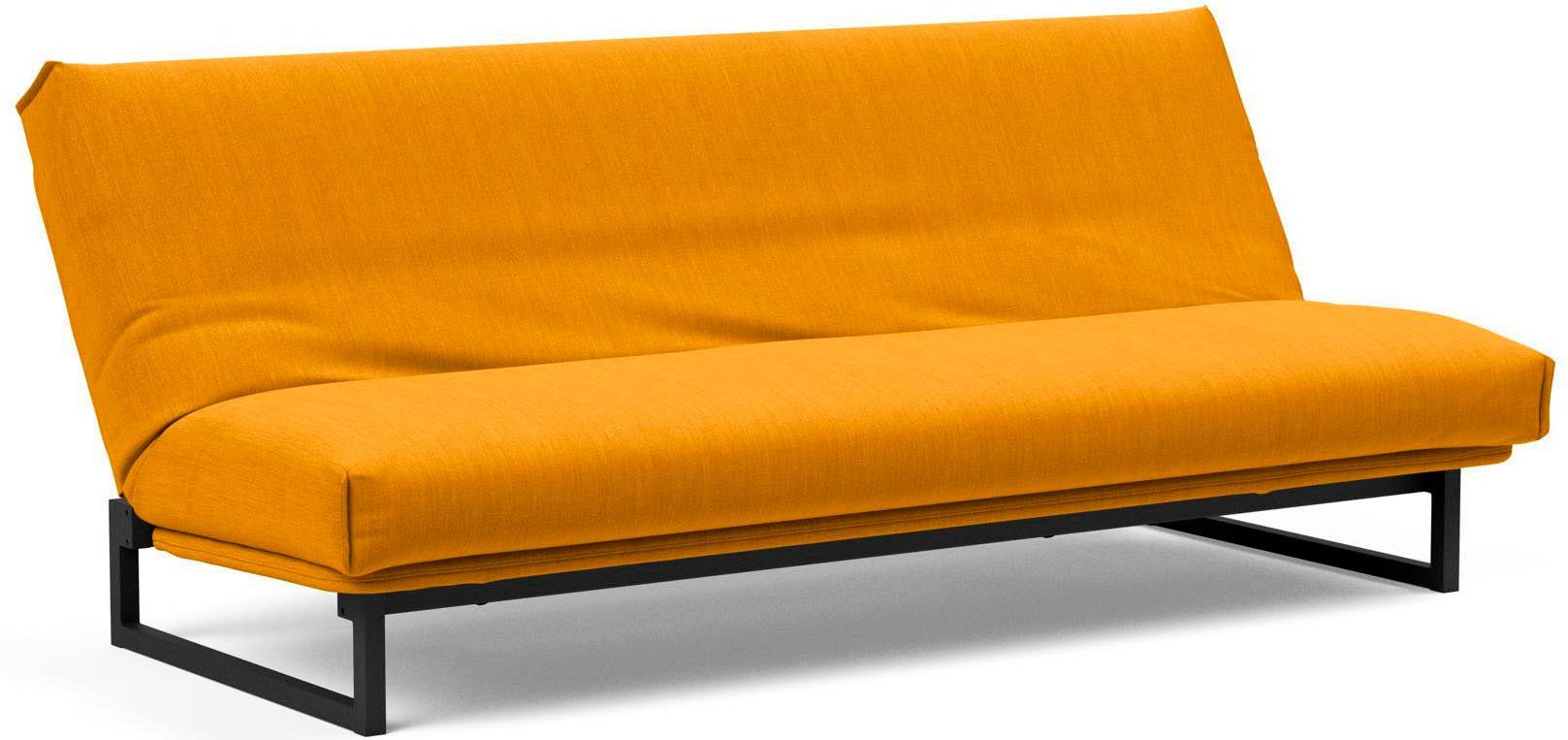 INNOVATION LIVING ™ Schlafsofa Fraction Dauerschlaffunktion, schlicht und elegant, Industriedesign, bequem, Rückenlehne 3-fach verstellbar