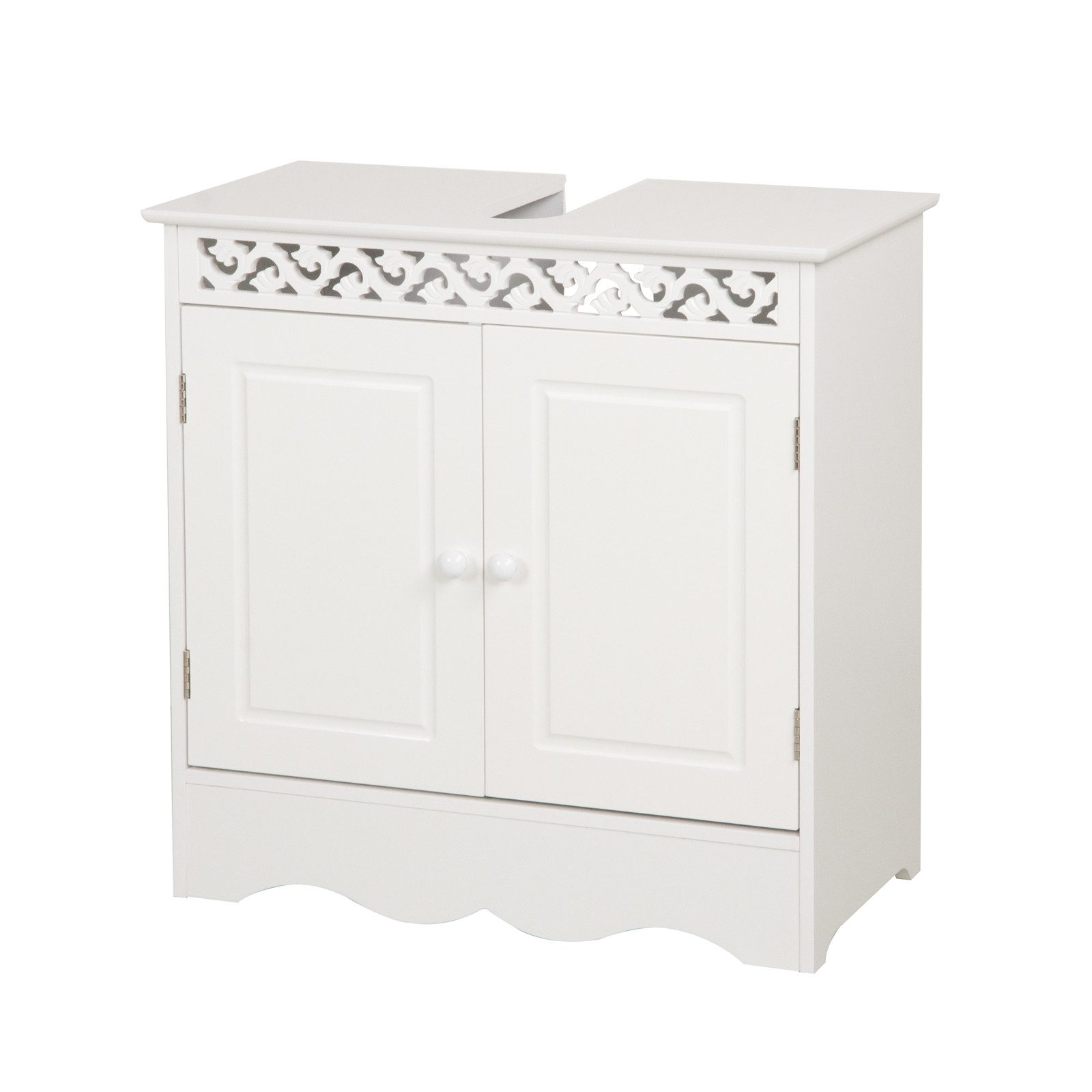 HTI-Line Waschbeckenunterschrank Waschbeckenunterschrank Miriam (Stück, 1-St., 1x Unterschrank, ohne Deko) Mit Cut-Outs und Siphonausschnitt