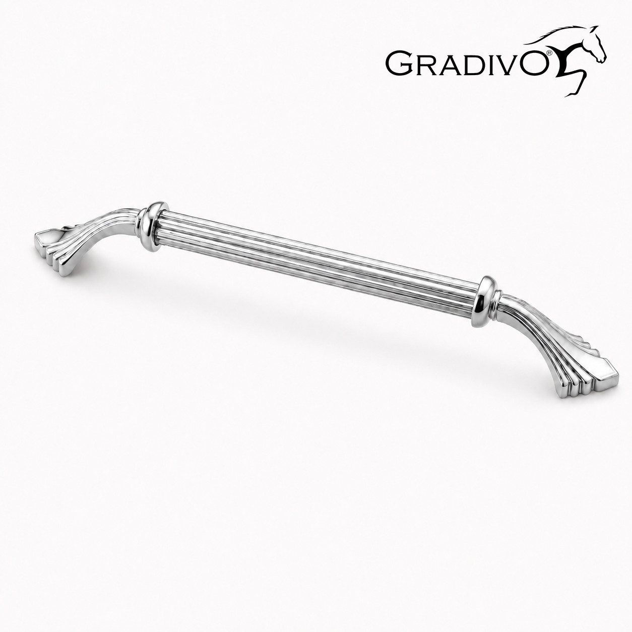 Gradivo Möbelgriff Schrankgriff Bügelgriff 923 - Chrom, 128 mm