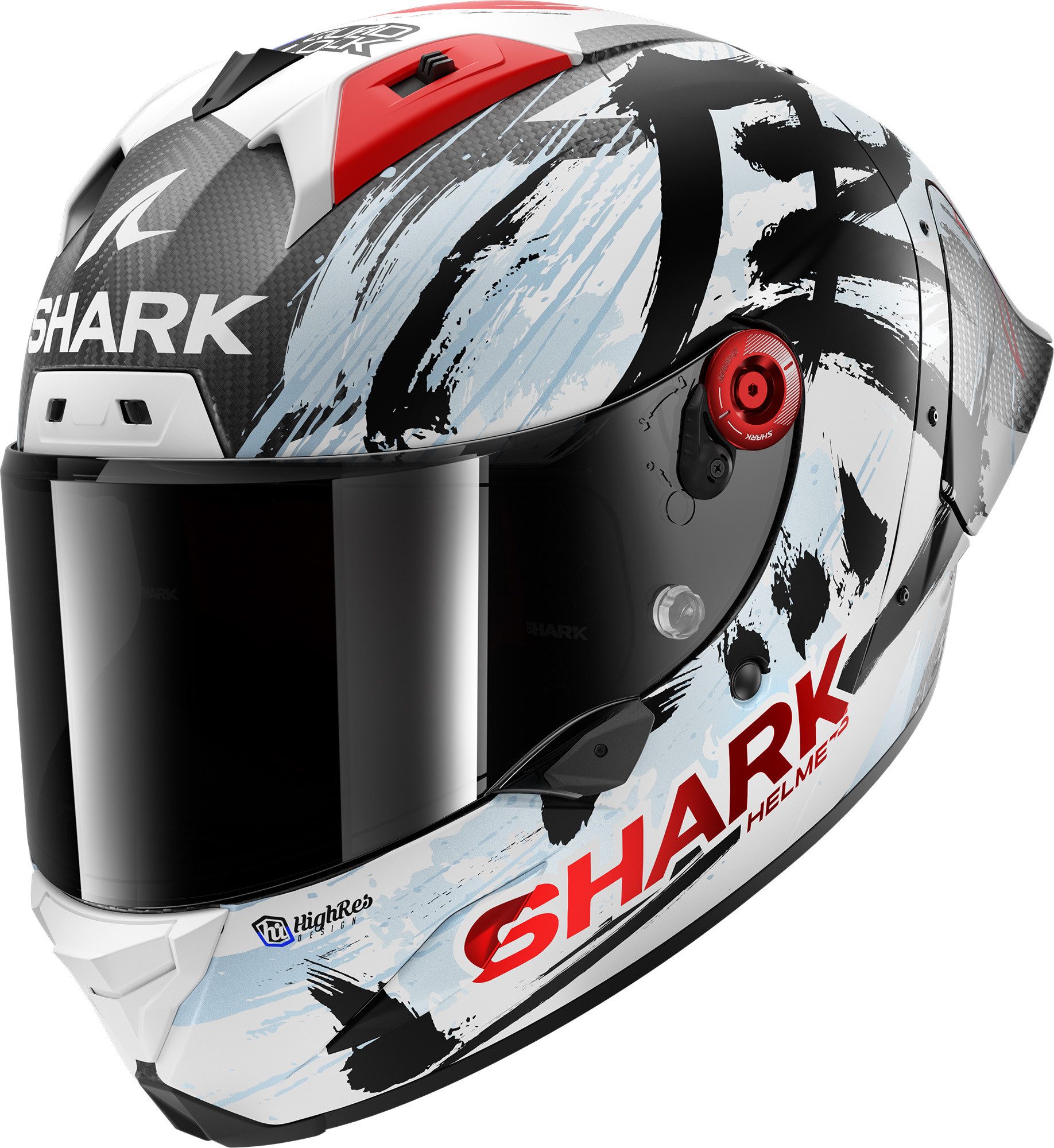 Shark Motorradhelm Aeron-GP FIM Racing #2 Replica Zarco Suzuka 2026 Helm, Antifog Beschichtet,notfallsystem-polsterung (eqrs),geeignet Für