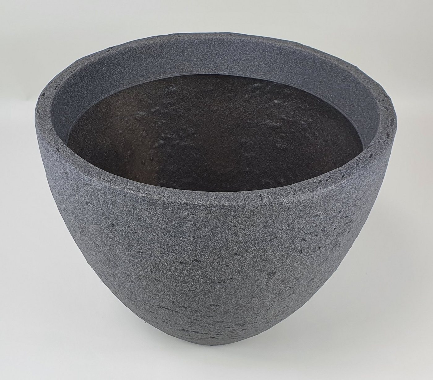 Thumbnail - sesua Pflanzkübel Blumenkübel Stone Blumentopf Kunststoff rund grau