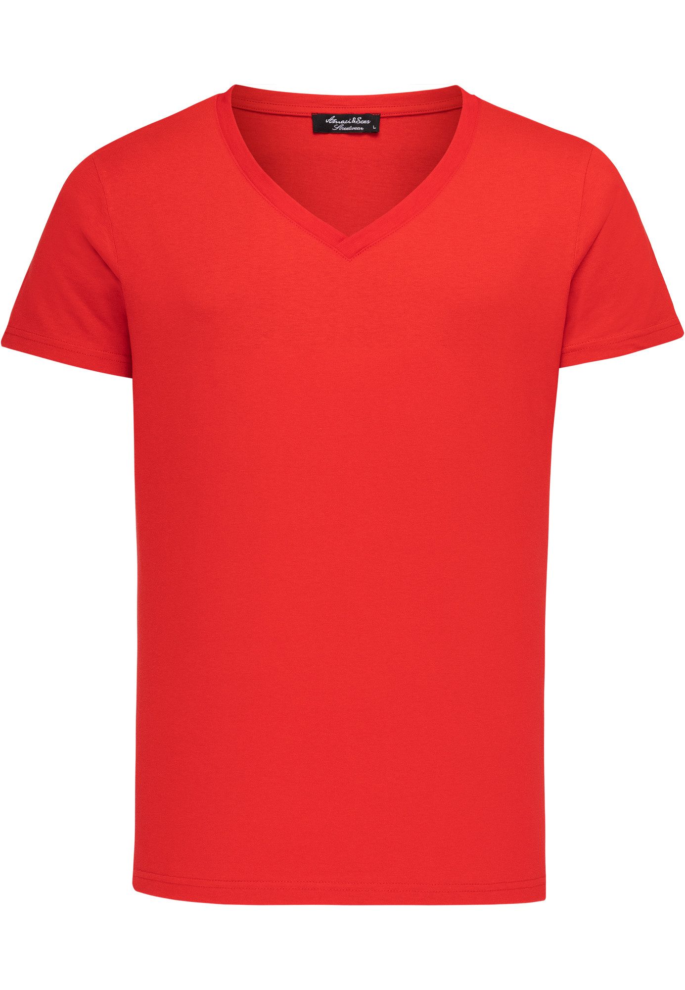 Amaci&Sons T-Shirt EUGENE Basic T-Shirt mit günstig online kaufen