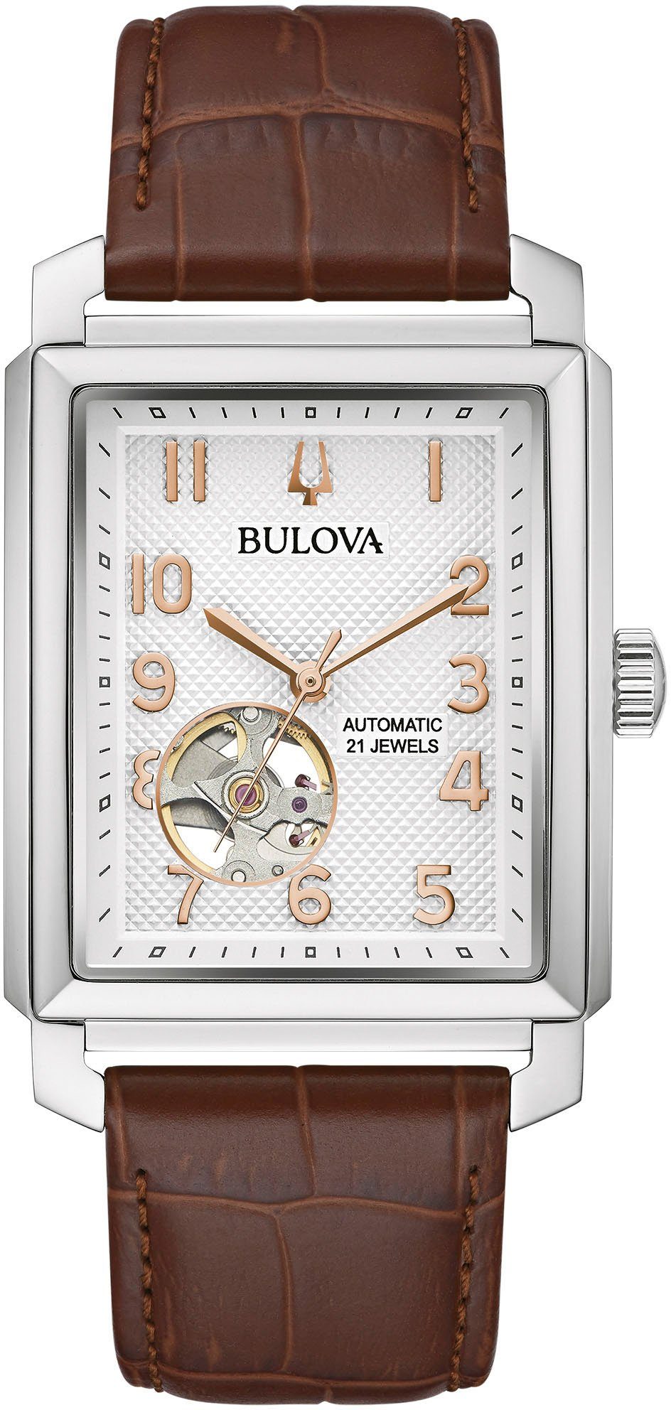 Bulova Automatikuhr Sutton 96A268, Armbanduhr, Herrenuhr, günstig online kaufen