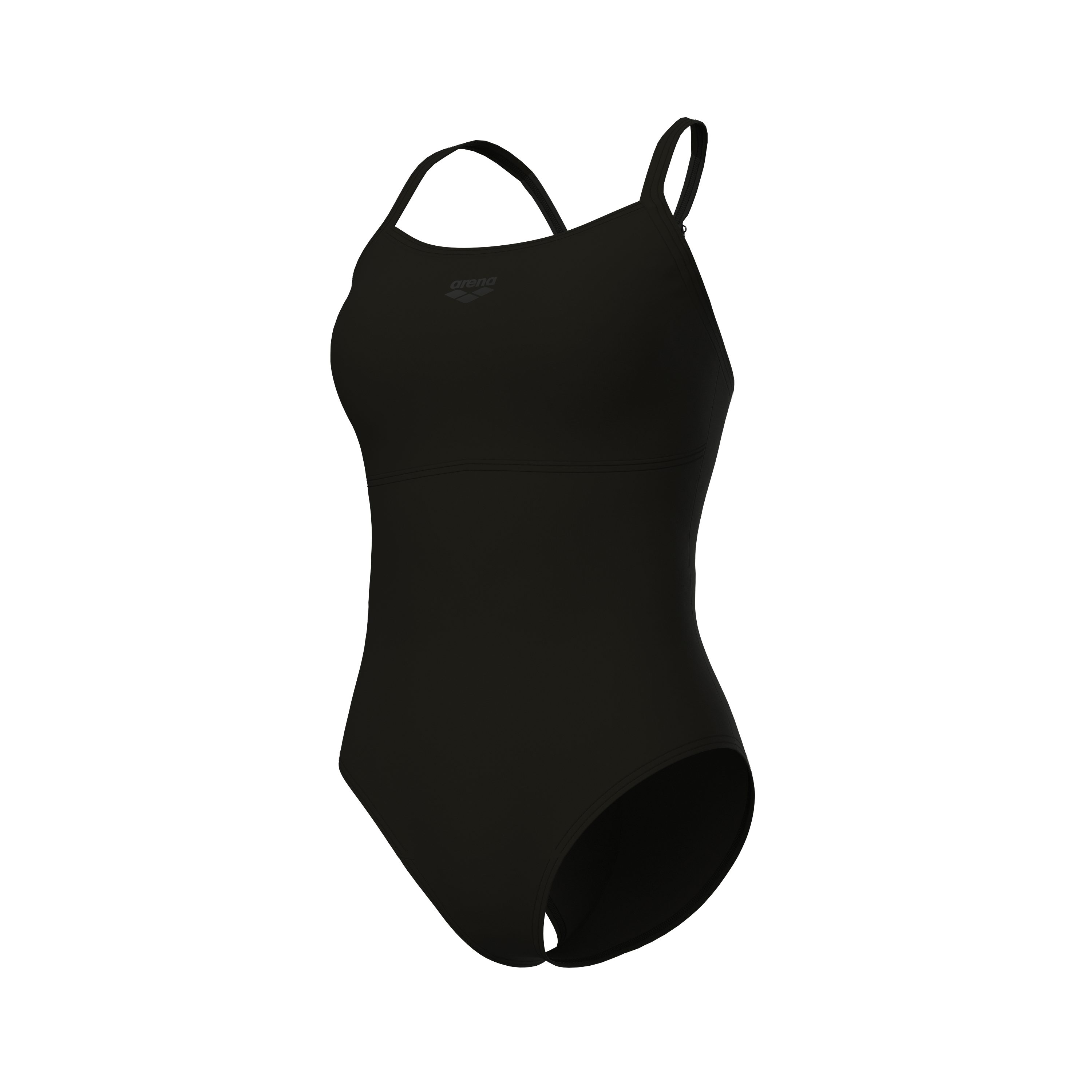 Badeanzug arena Feel Damen Solid Lightdrop Back Bustier Badeanzug
