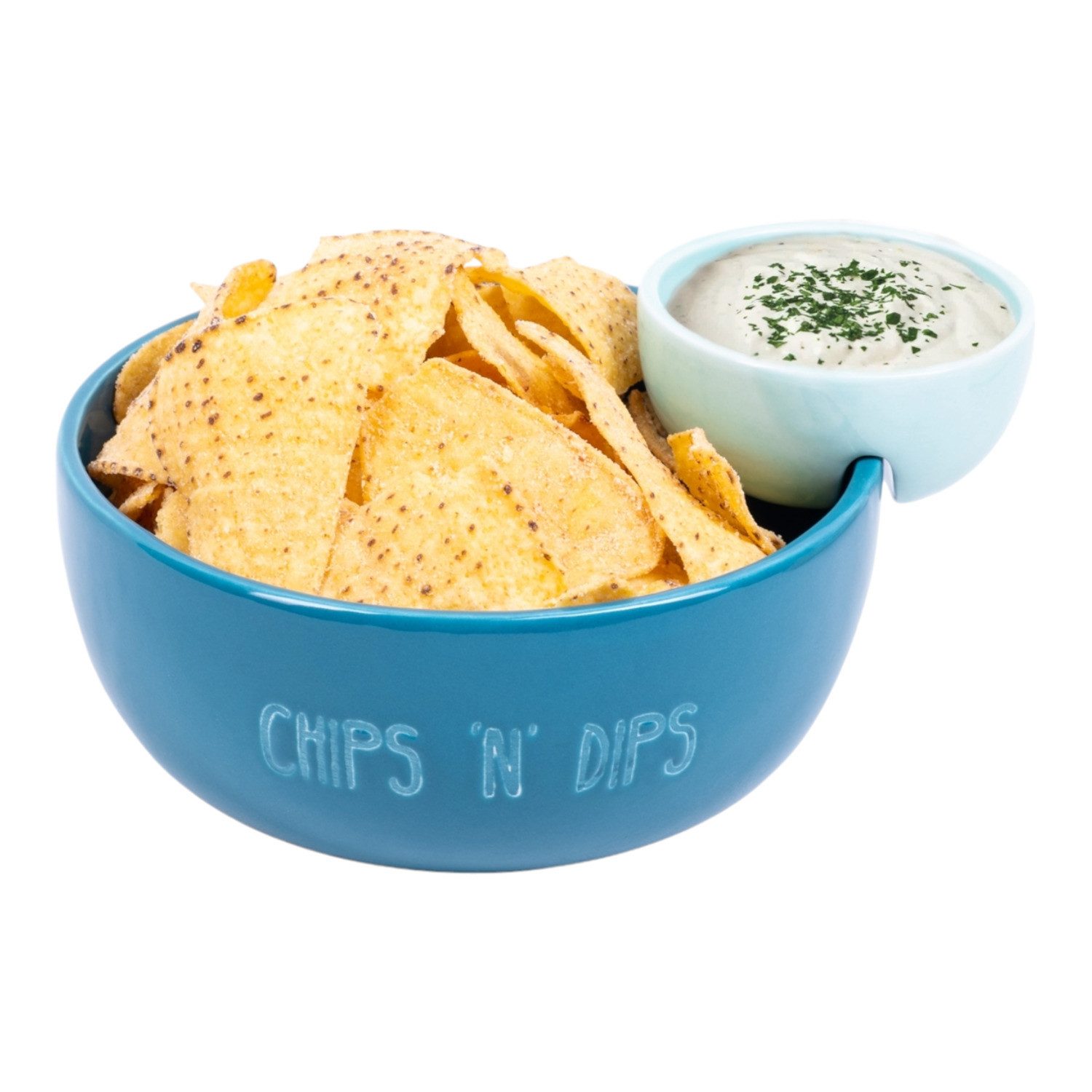 Fizz creations Snackschale Chips 'n' Dips Snackschale mit Dip-Schale