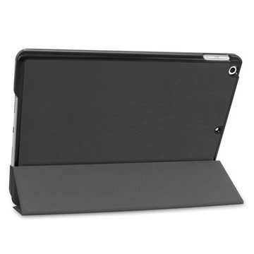 Wigento Tablet-Hülle Premium Smartcover Schwarz Tasche Etuis Hülle für Apple iPad 10.2 2019 / 2020 7. / 8.Generation