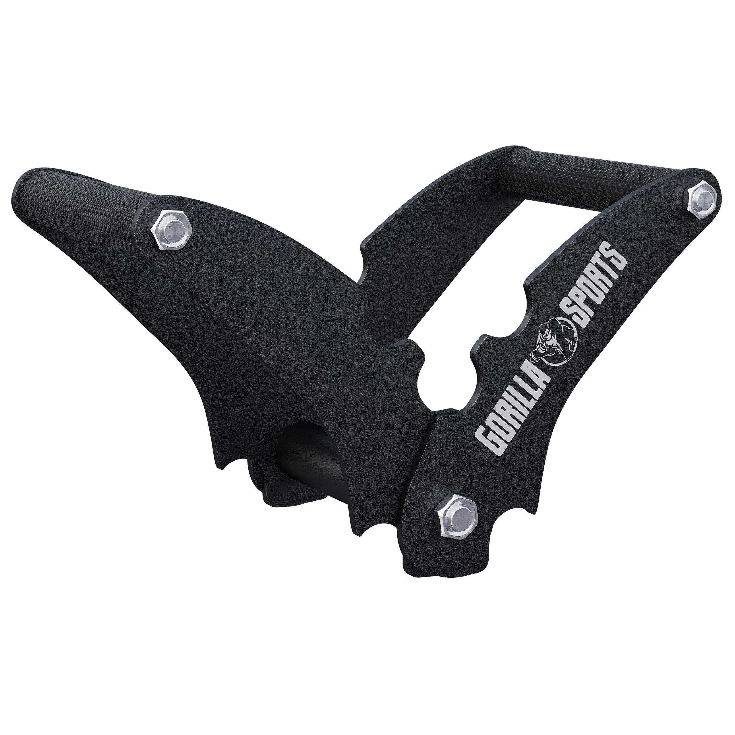 GORILLA SPORTS Zughilfe Gorilla Sports T-Bar Row Rudergriff 2in1 – 3 Griffweiten, Max. Belastung: 200 kg, Faltbar