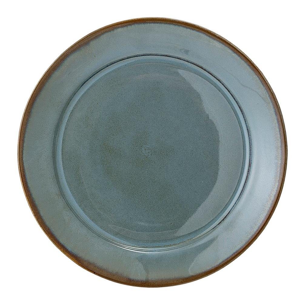 Bloomingville Тарелки Тарелки Pixie, (1 St), Speiseteller, grün, rund, 28cm, Keramik, groß, Essteller, dänisches Design