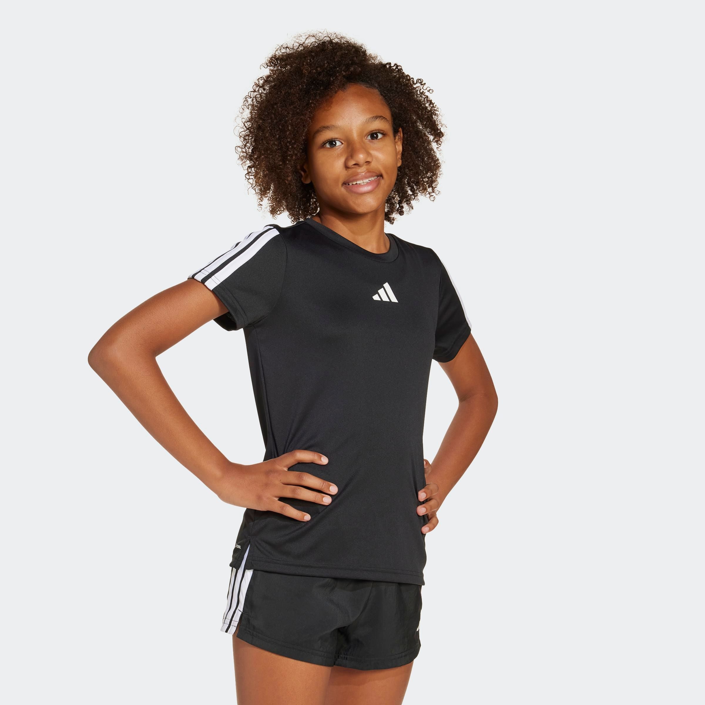 adidas Sportswear T-Shirt JG TR-ES 3S TEE für Kinder, Kurzarm, ohne Verschluss, mit Climacool® Technologie