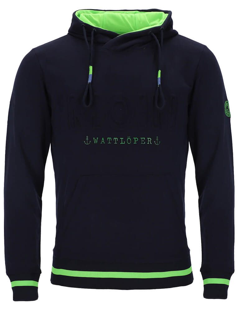 Wattlöper Kapuzenpullover Herren Sweathoody mit Moin-PopUp günstig online kaufen