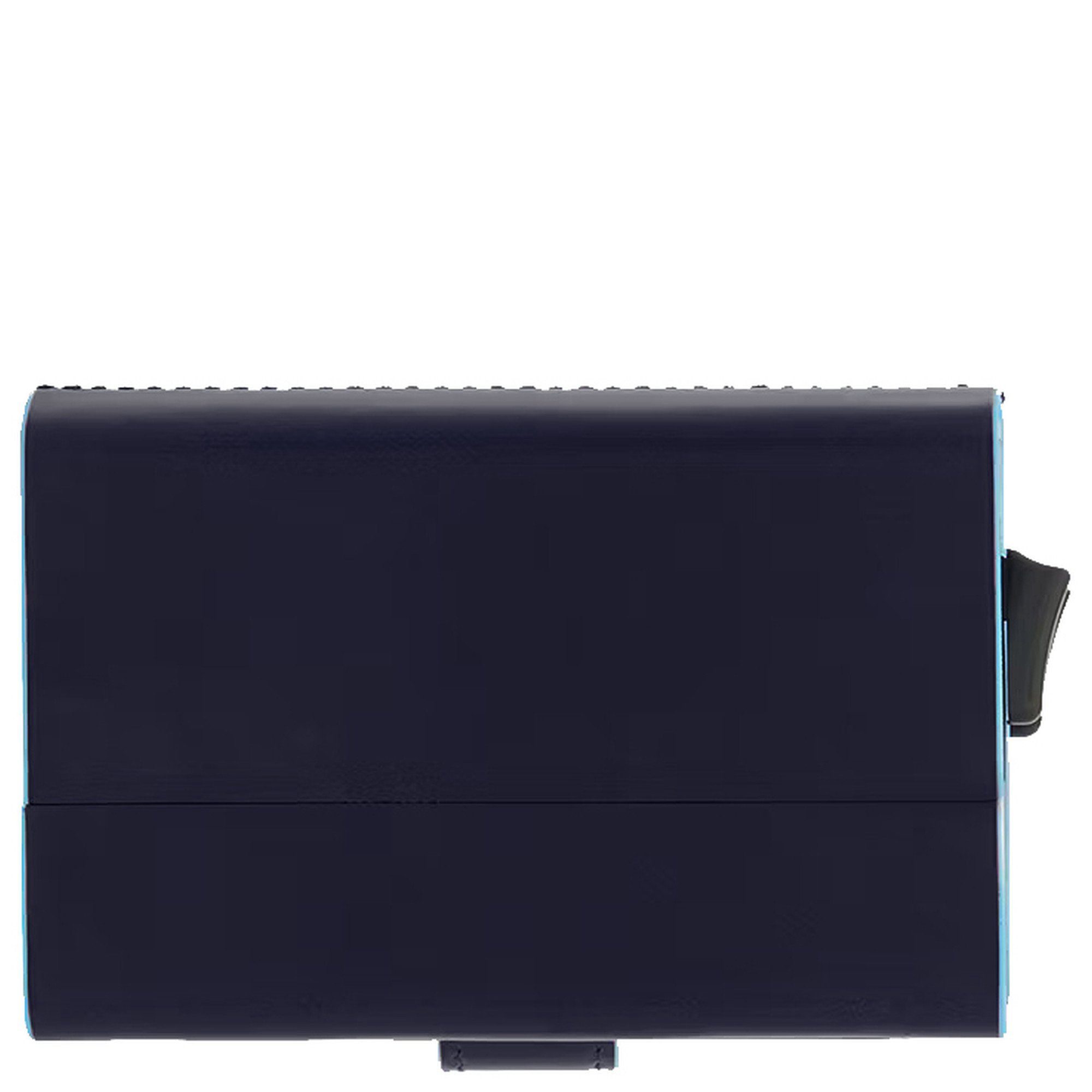 Piquadro Geldbörse Blue 10 cm - Kreditkartenetui night blue (1-tlg) 10cc Square RFID
