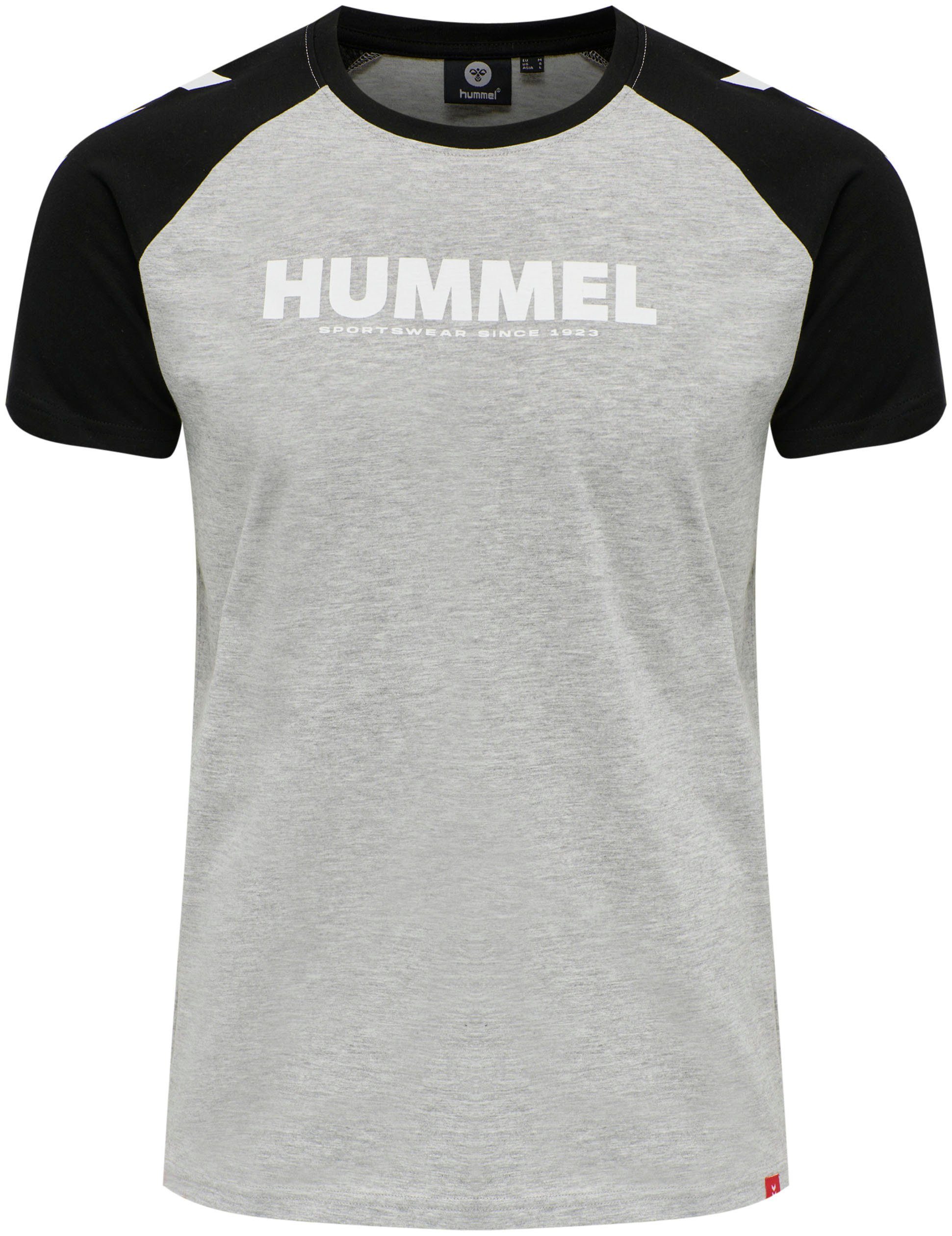 hummel grau-schwarz T-Shirt