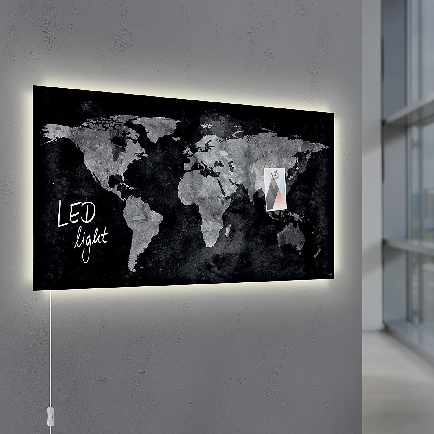Sigel Magnettafel, Sigel Glas Magnetboard LED günstig online kaufen