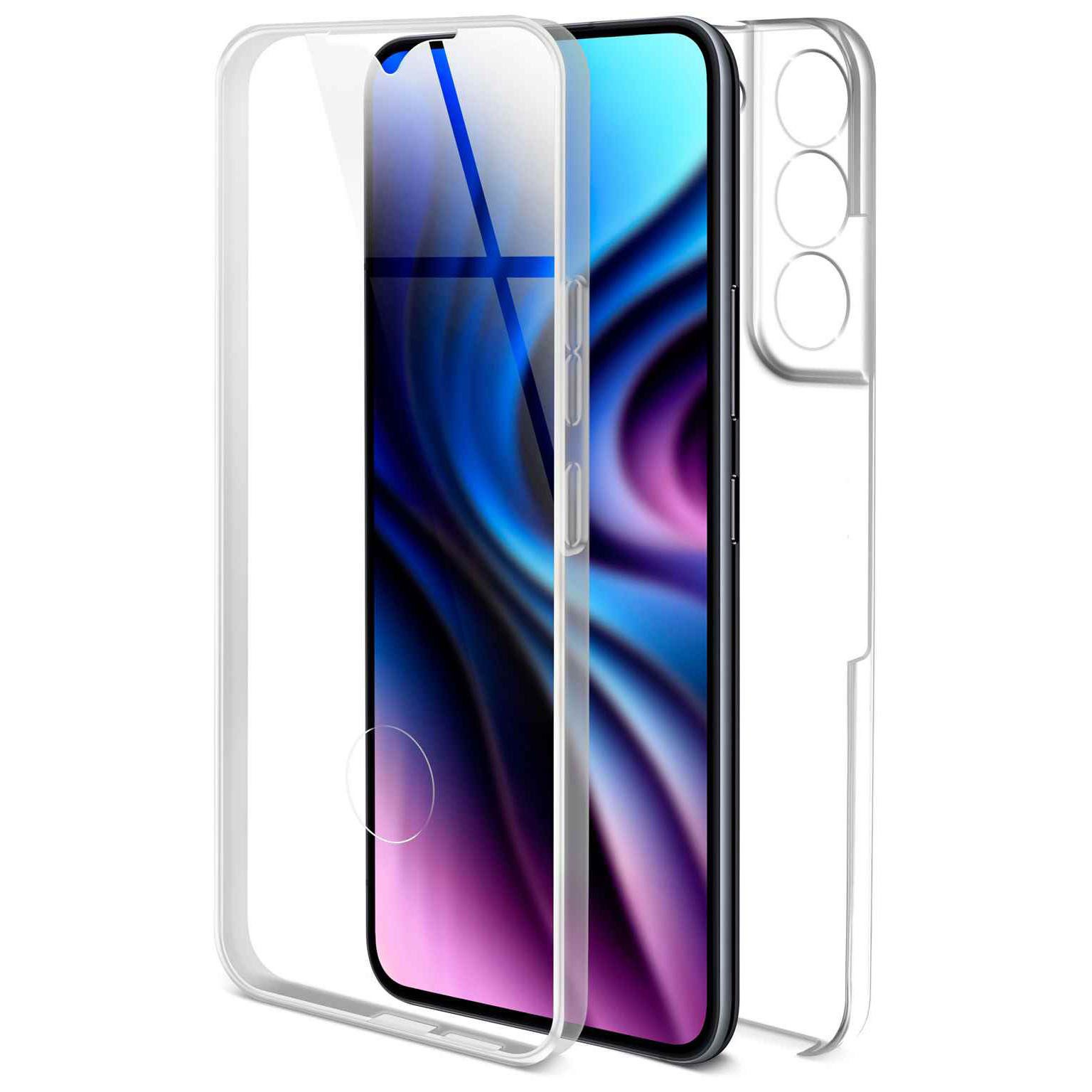 ONEFLOW Handyhülle für Samsung Galaxy S22 Hülle Komplett Schutz Touch Case 6,06 Zoll, 360 Grad Schutzhülle Transparent Rundumschutz Durchsichtig Beidseitig