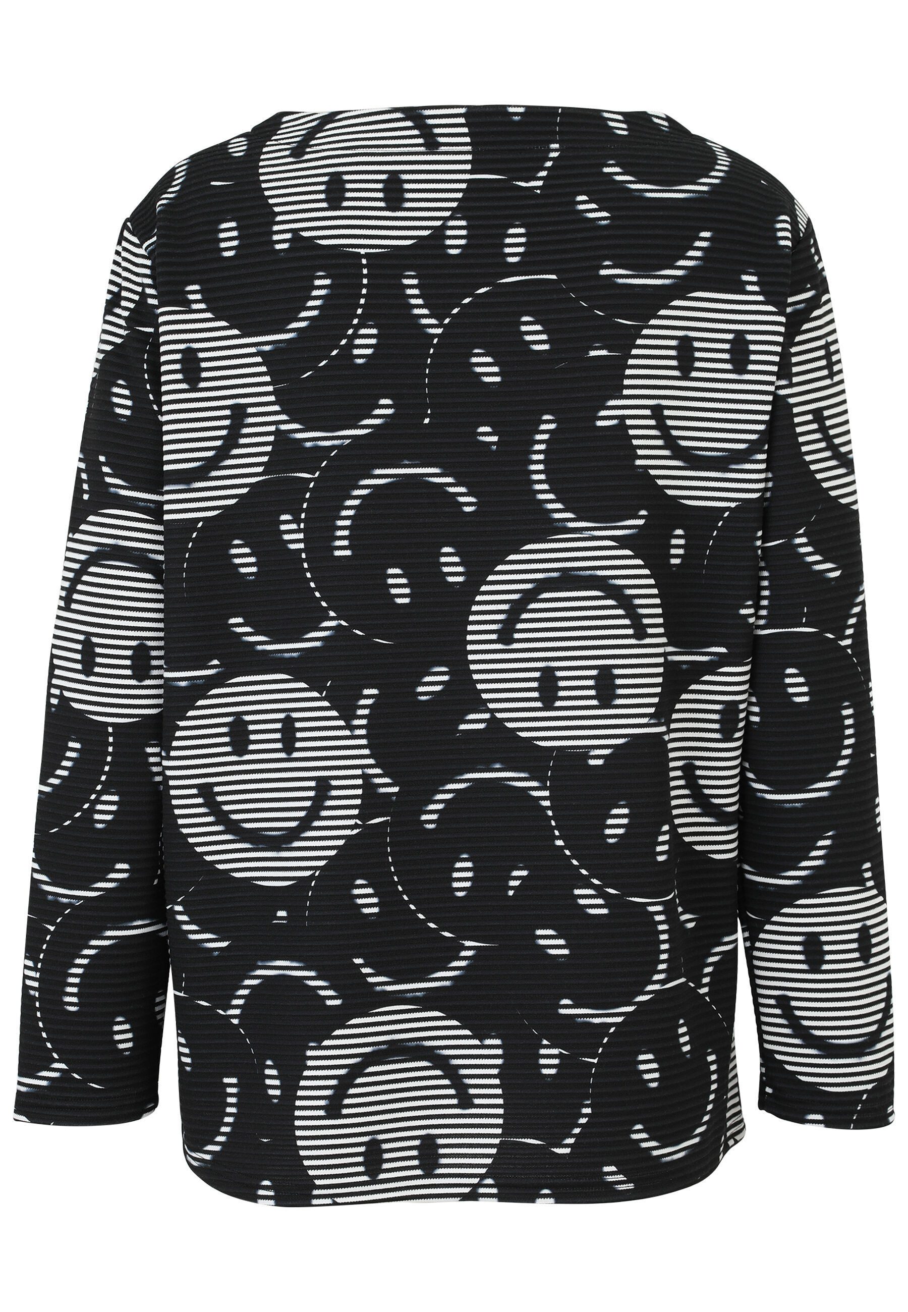 Doris Streich Sweatshirt (1-tlg) mit Smiley-Print günstig online kaufen