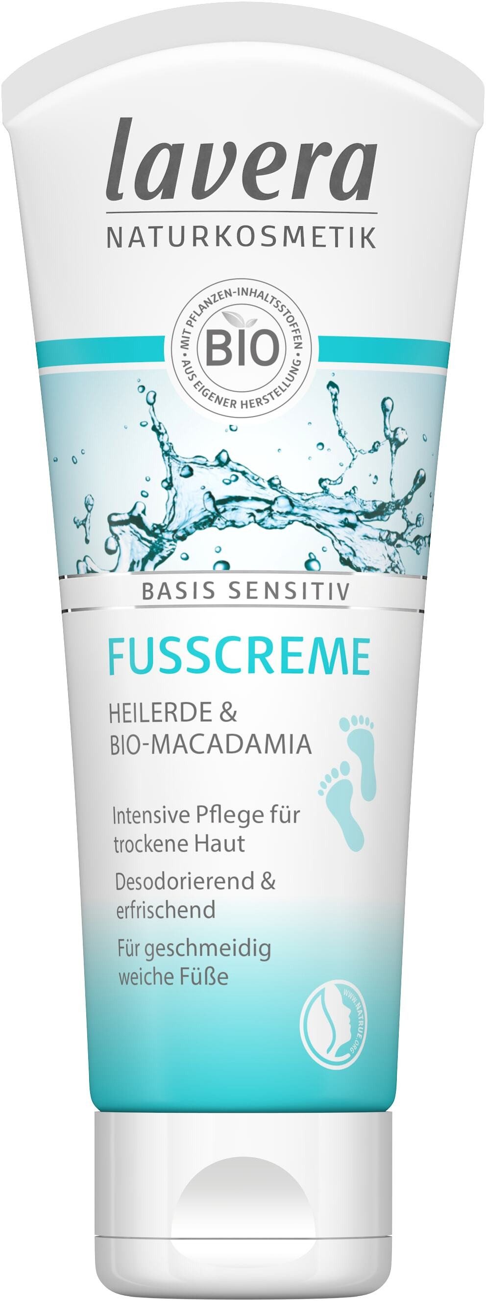 lavera Fußcreme basis sensitive Fußcreme
